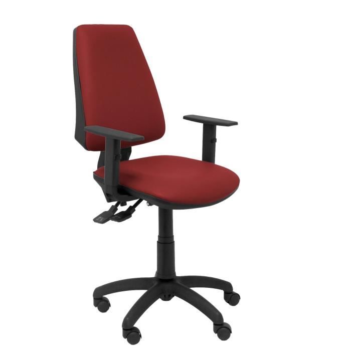 Silla de oficina ergonómica con mecanismo sincro y asiento y respaldo ajust