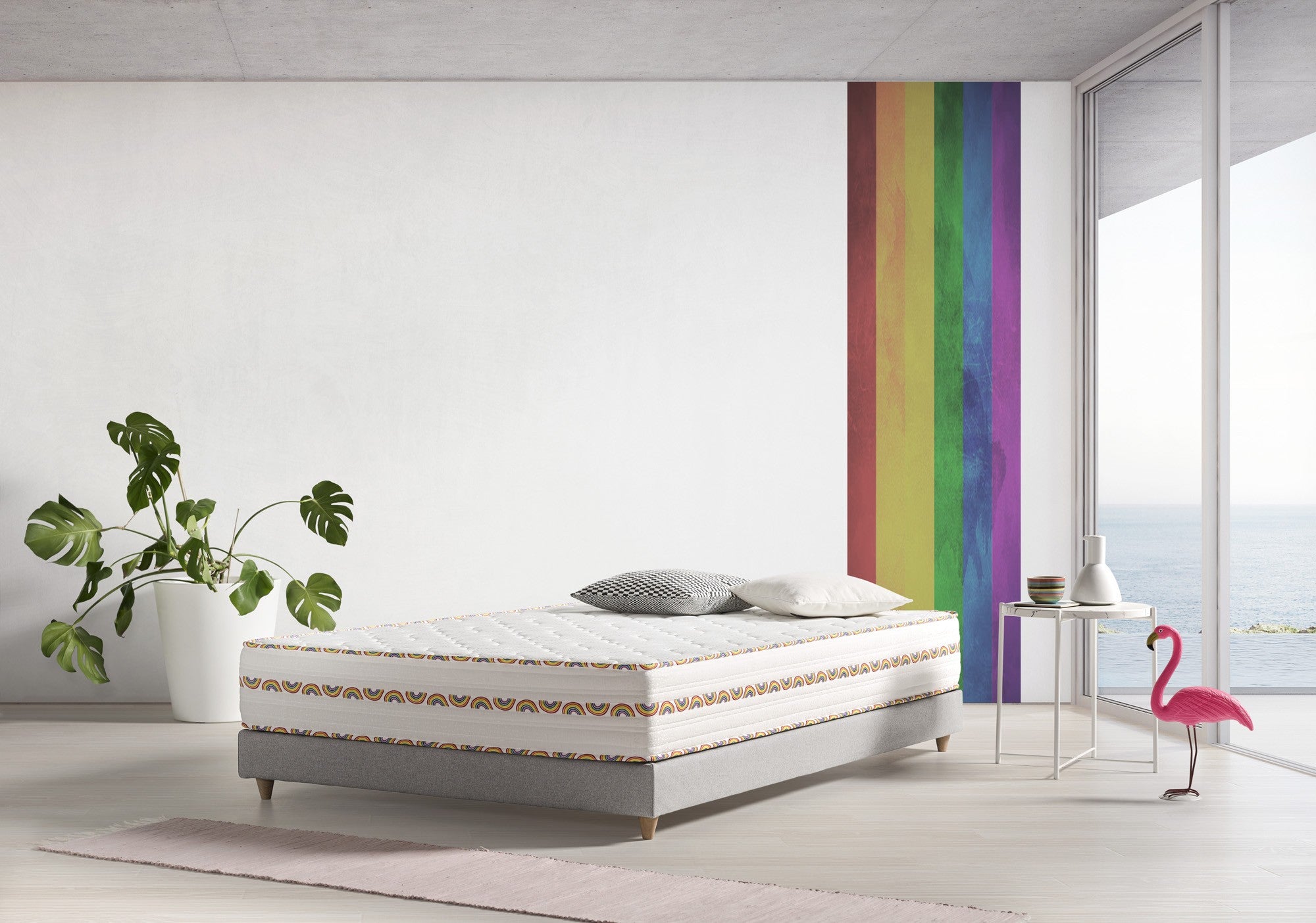 Colchón viscoelástico luxury world pride 180x200cm altura 29cm +/-2.