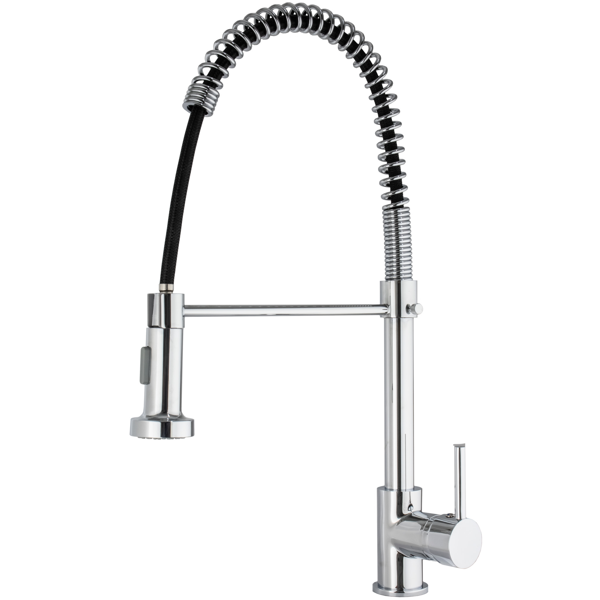 Valaz grifo cocina con caño flexible monomando cromado