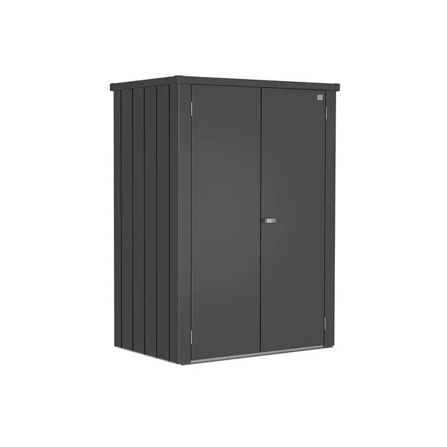 Armario metalico biohort romeo l high alto color gris oscuro metalizado