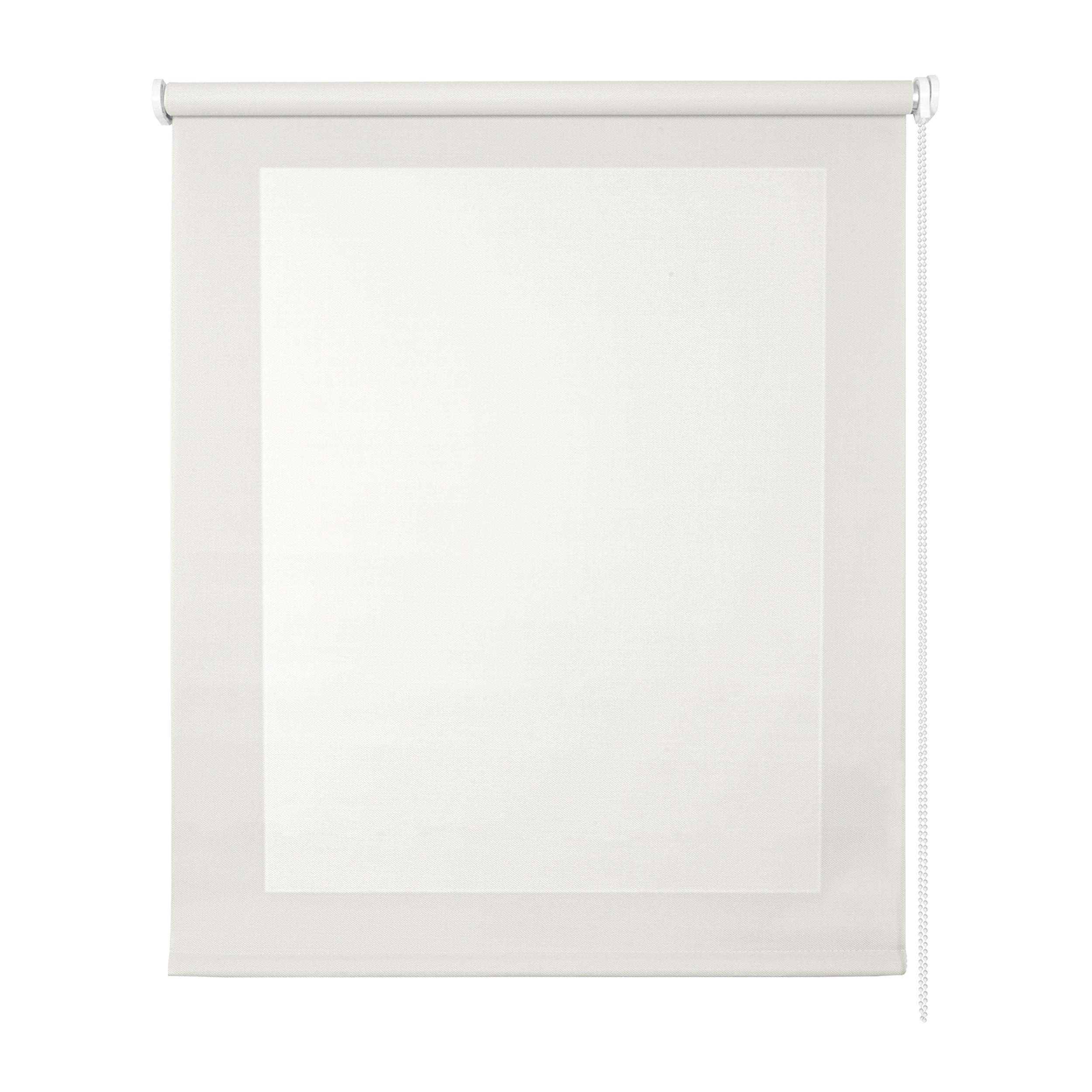 Estor screen, estor enrollable con tejido técnico blanco, 60 x 180cm