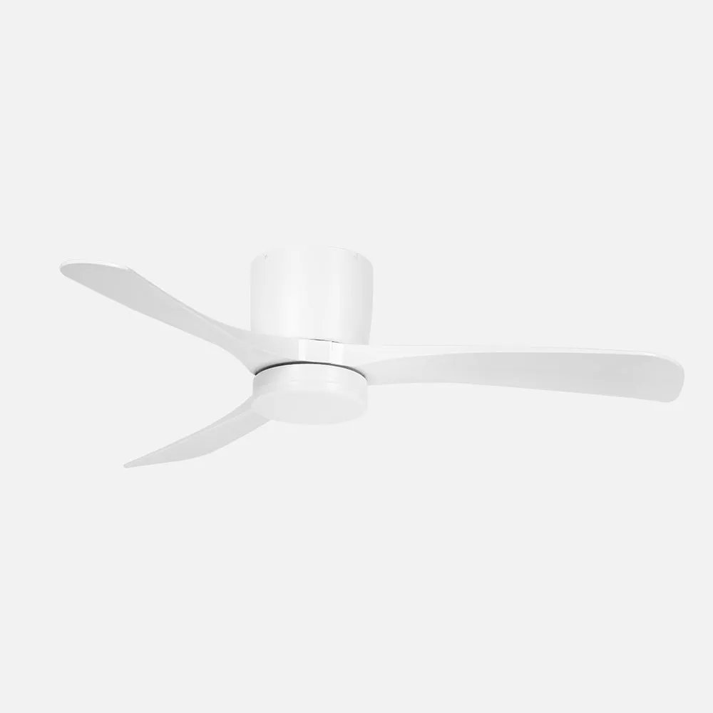 Ventilador dc paterna 18w blanco 3aspas 6vel 117d luz opcional 2250lm 30004