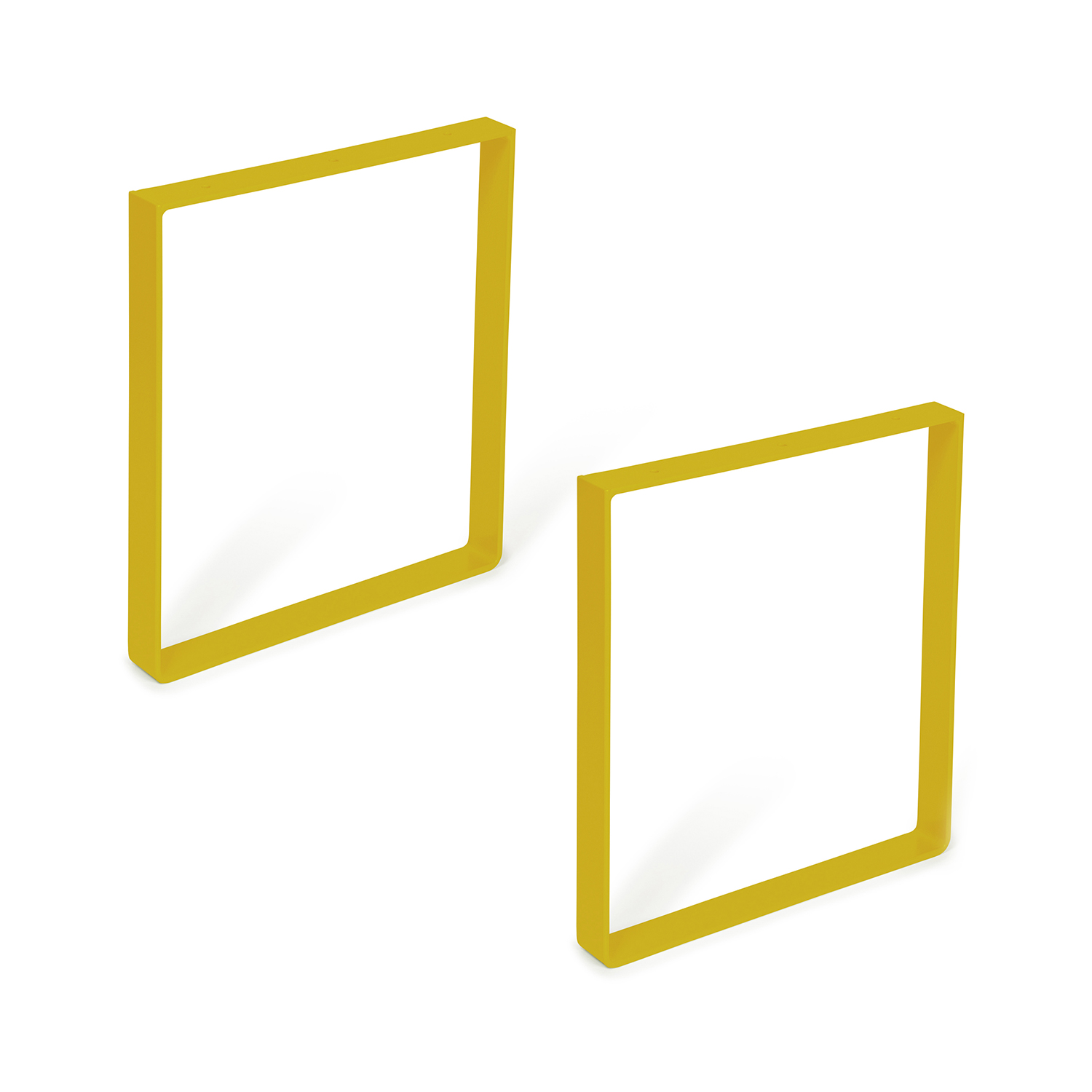 Pata de mesa rei 926 | 350x40x385 mm | amarillo mostaza | 2 uds. | acero