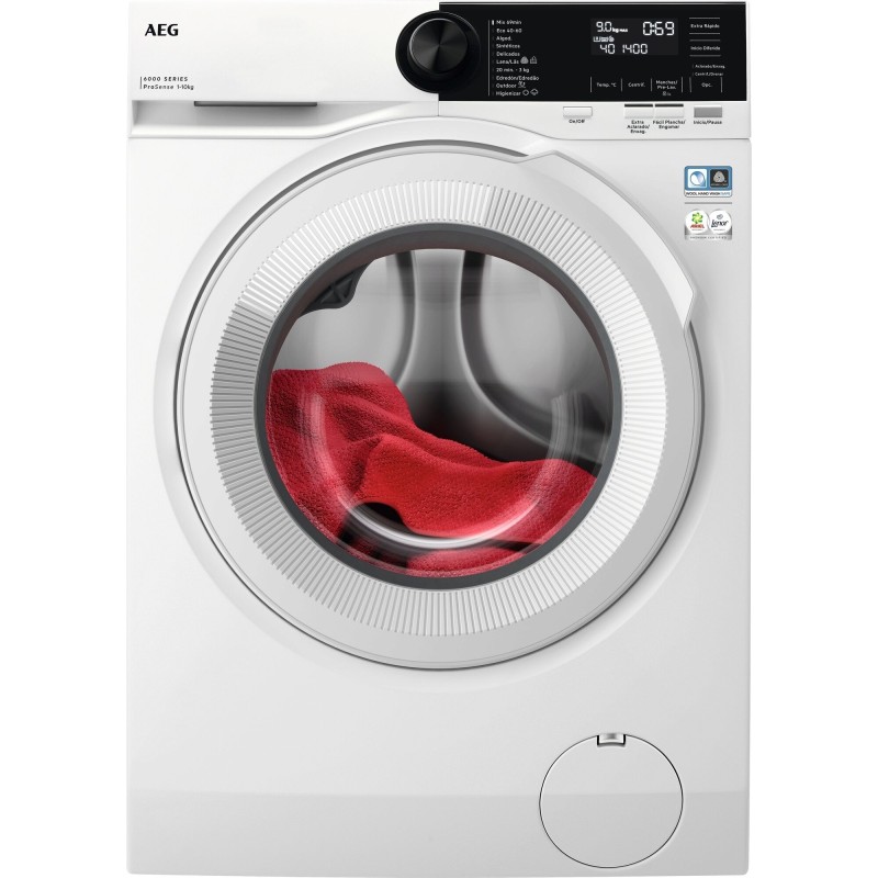 Lavadora AEG lfr6214o2b 10kg prosense 1400rpm a
