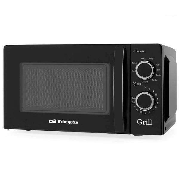 Horno microondas con grill - orbegozo mig2131 - 700w - 20l - negro