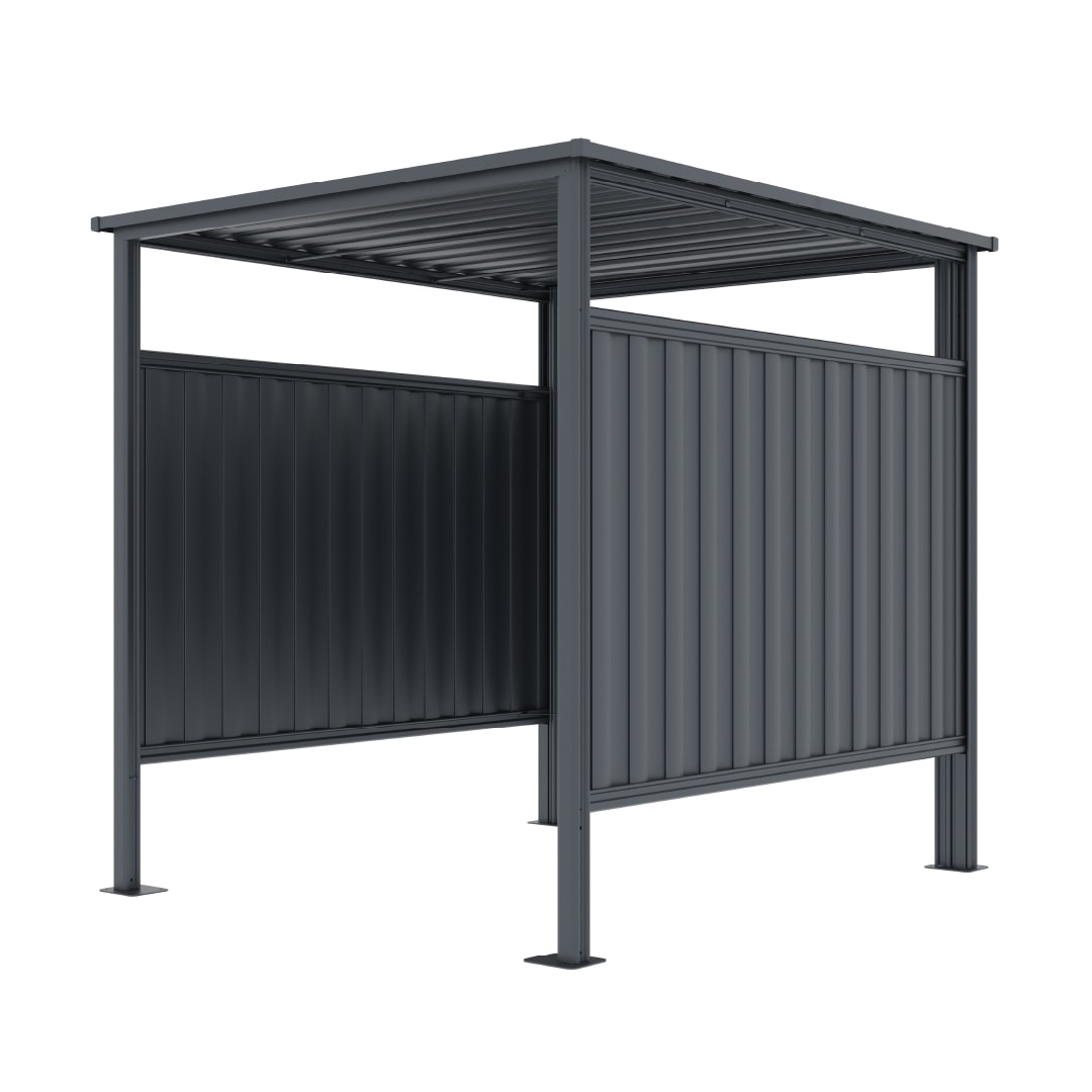 Caseta metálica cobertizo Gardiun samara 3,60 m2 de acero galvanizado de 0.