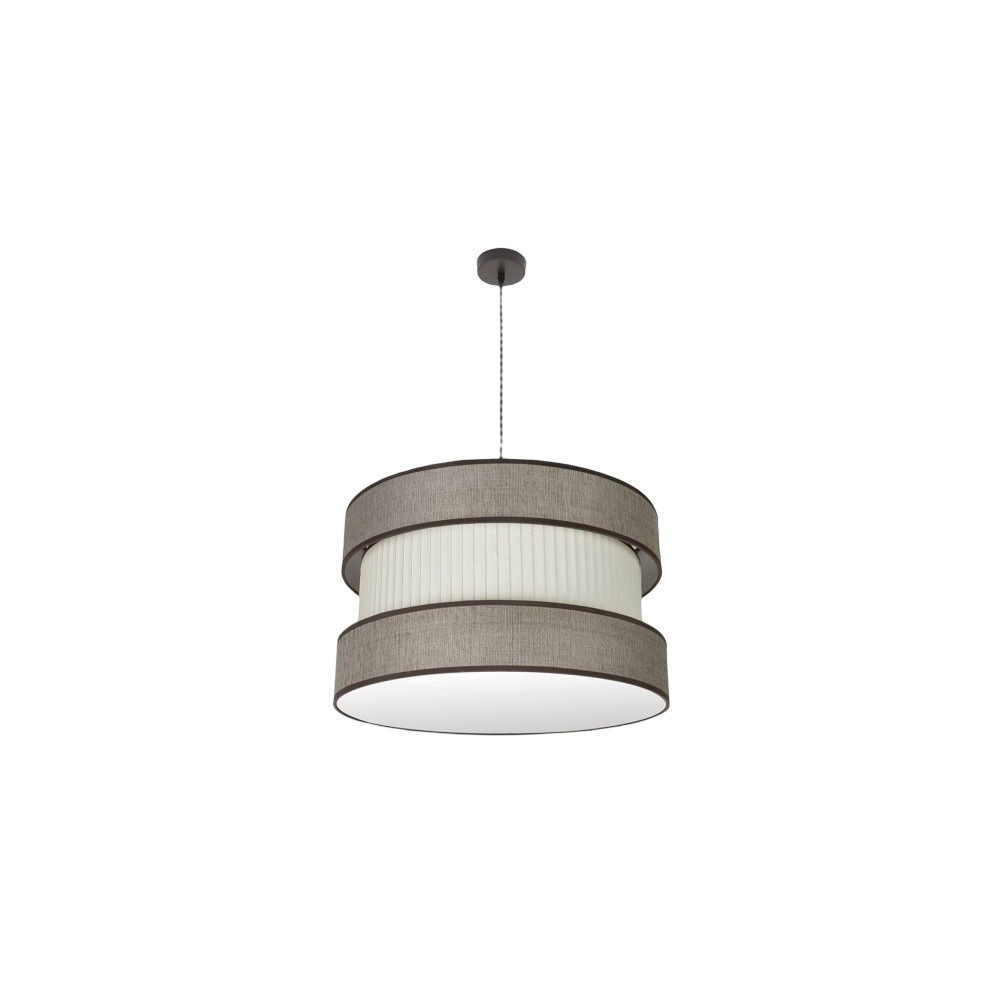 CoLGante home 3xE27 marron/marron-beige regx60x60 cm
