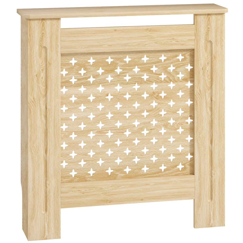 Cubre radiador 78x19x82 cm color marrón Homcom, hogar - decoración