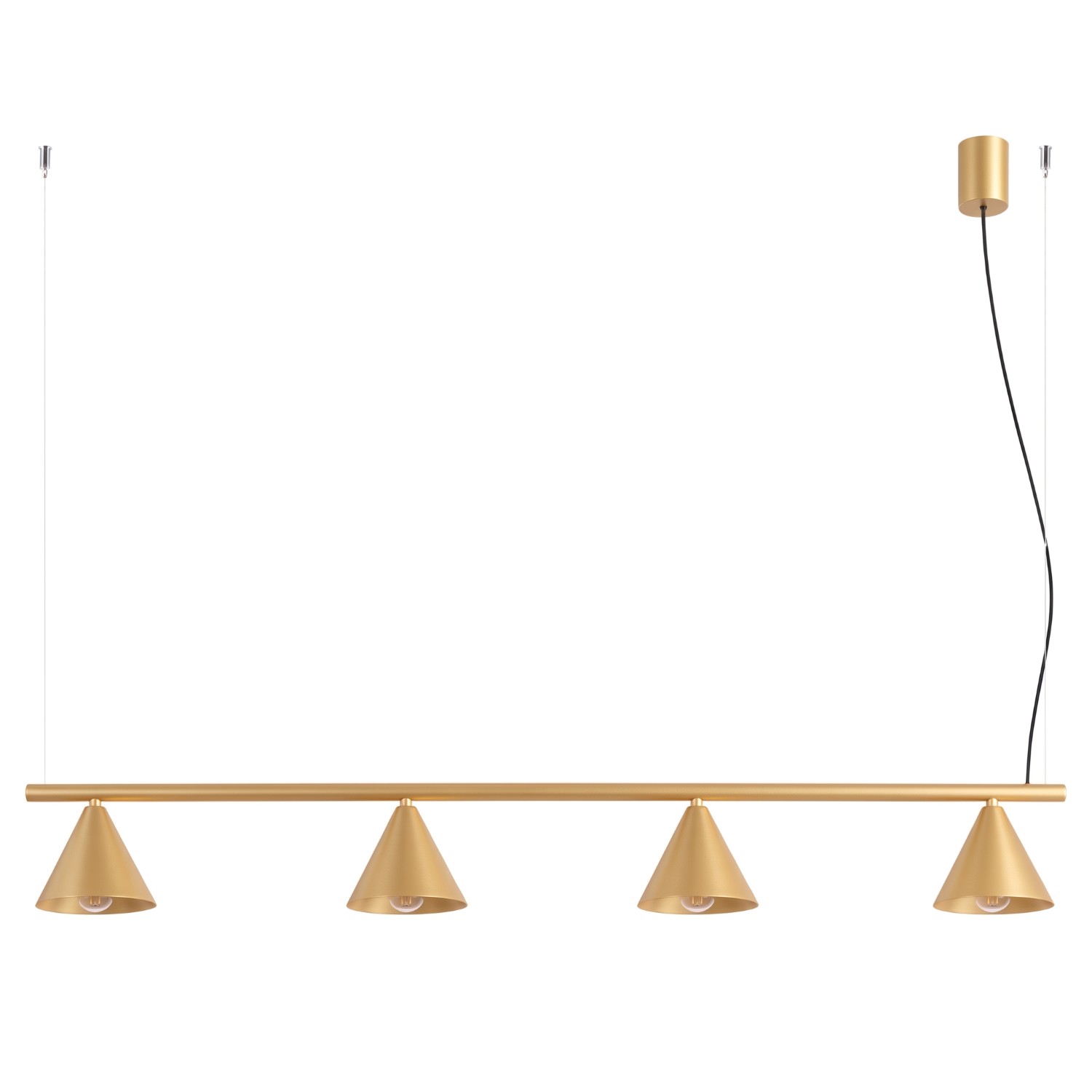 Arañas nox 4 dorado acero 122x215x14cm
