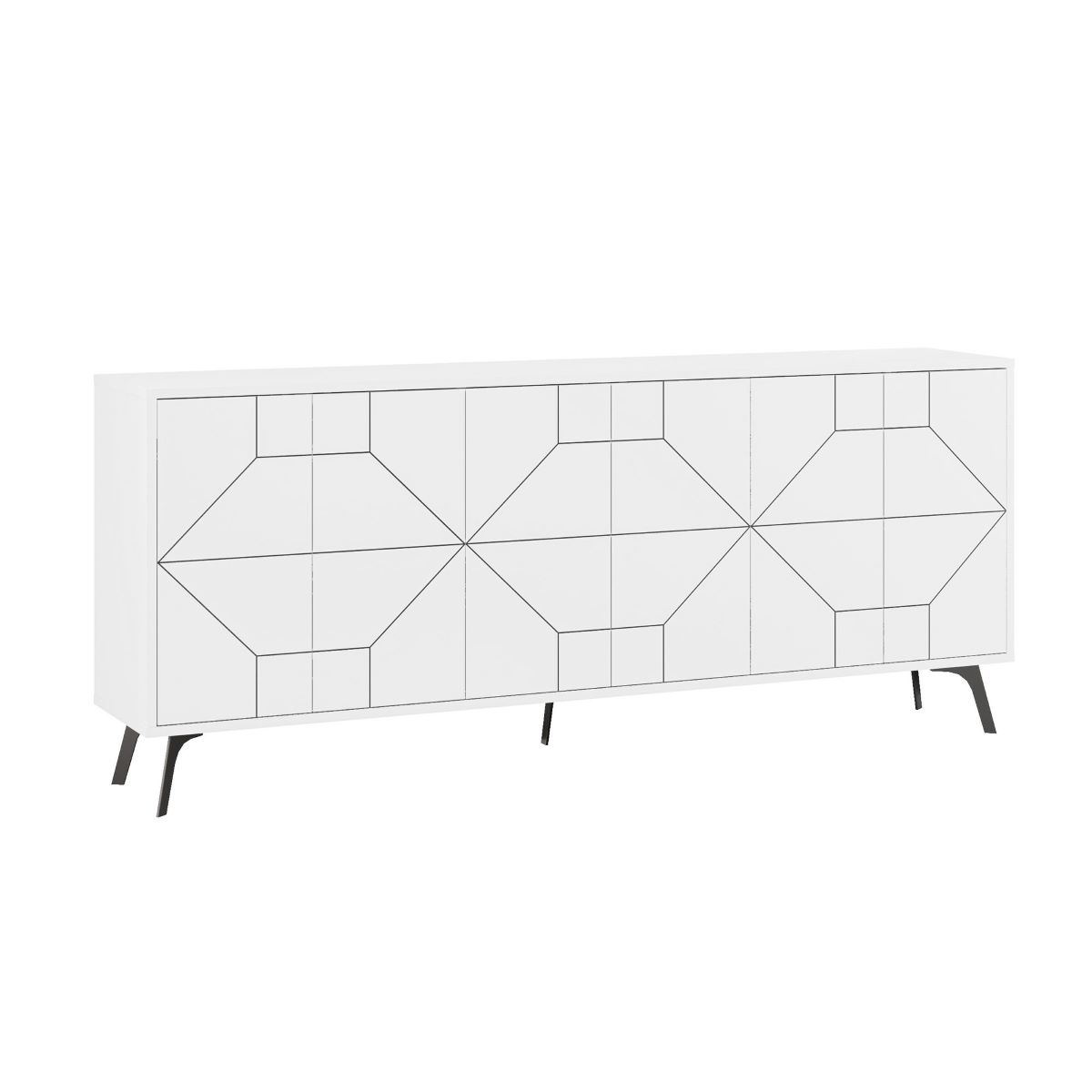 Aparador con 6 puertas l184 cm - dune