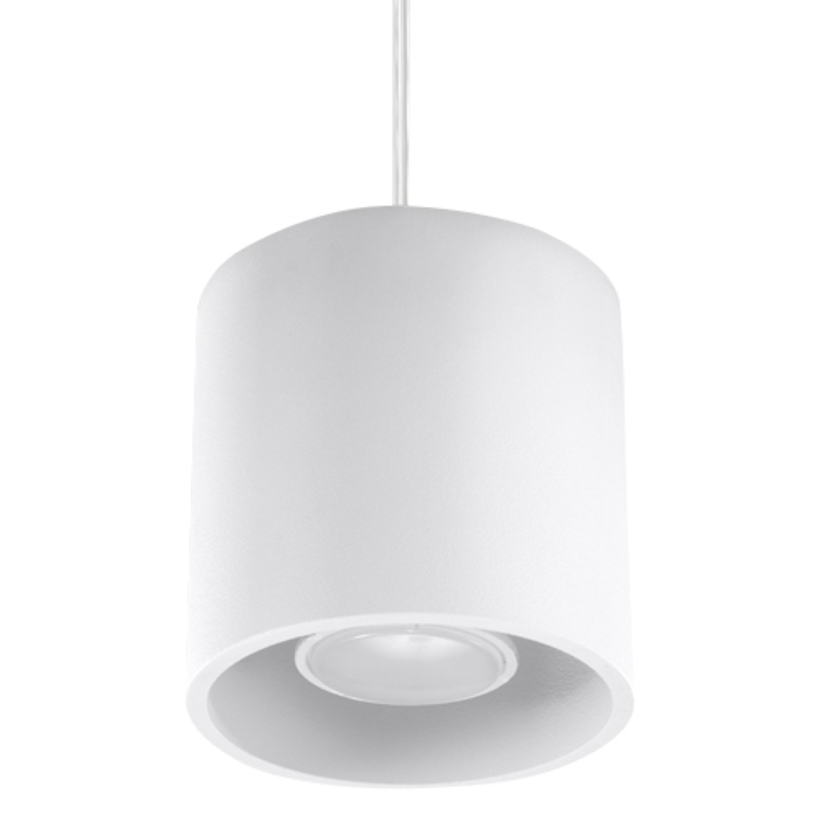 Lámpara coLGante orbis 1 blanco aluminio 10x110x10 cm