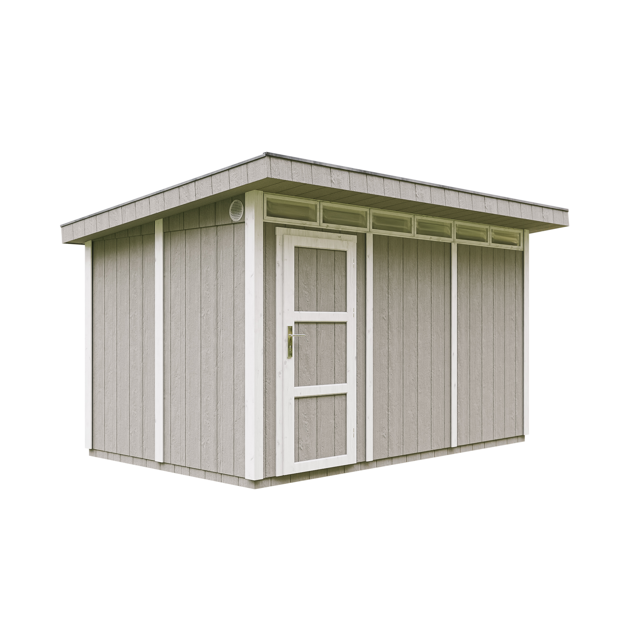 Caseta de jardín Timbela m904-tundra grey, 8,7 m², premium, 412×279 cm