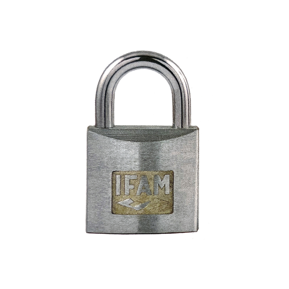 Candado arco normal 35 niquelado ifam