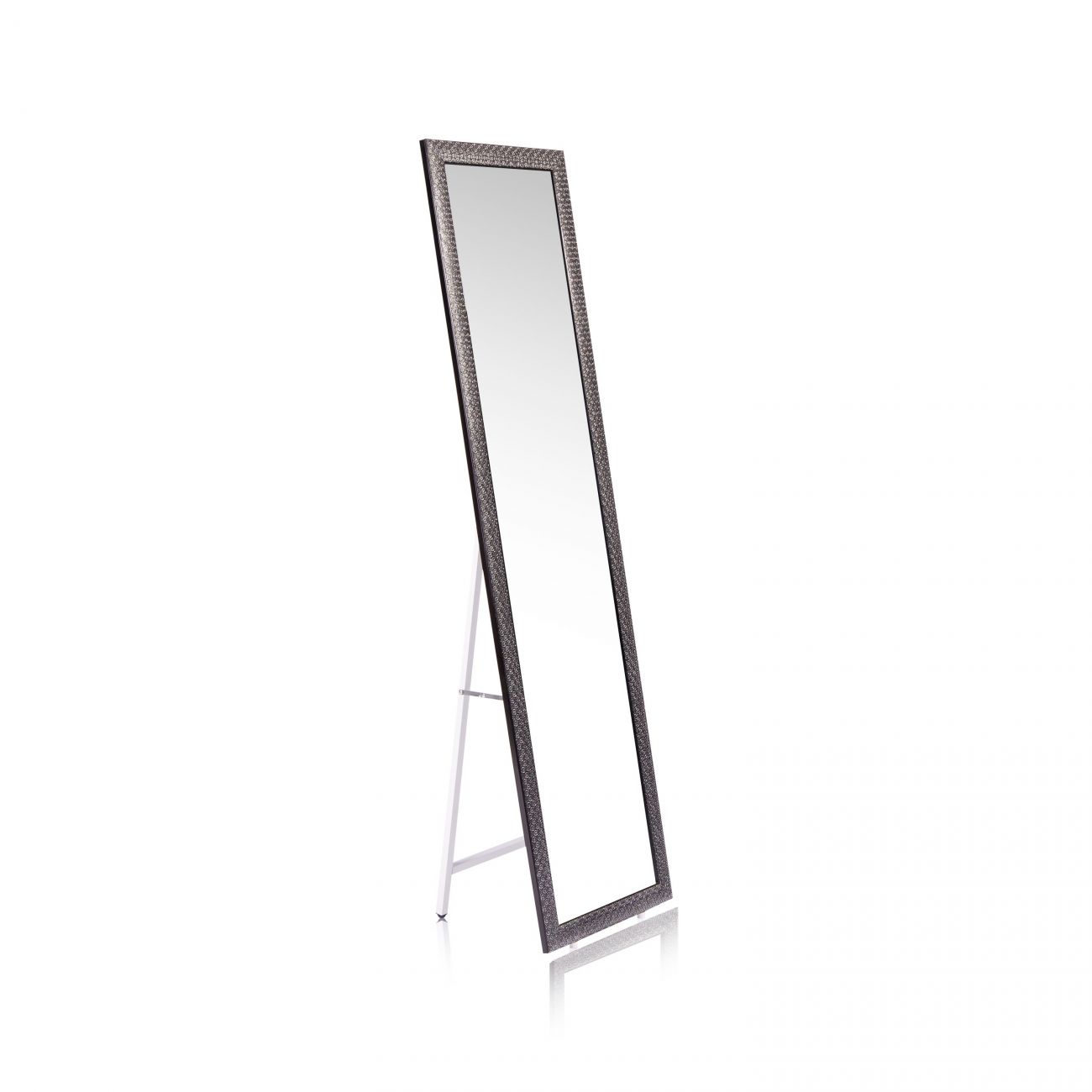 Espejo con soporte trasero 146,5x38,5 cm cardiff negro