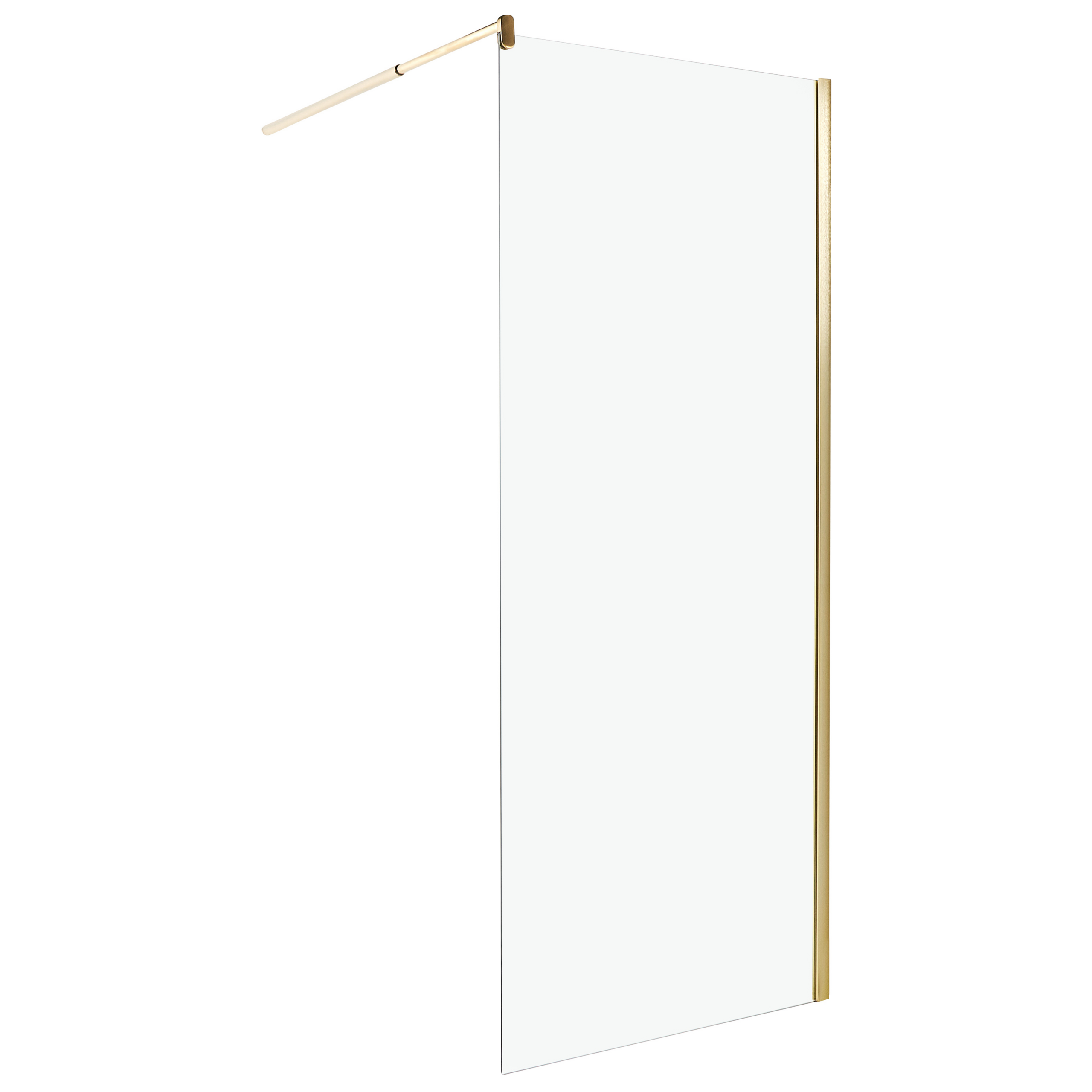 Mampara de ducha ahaus 80 x 190 cm dorado
