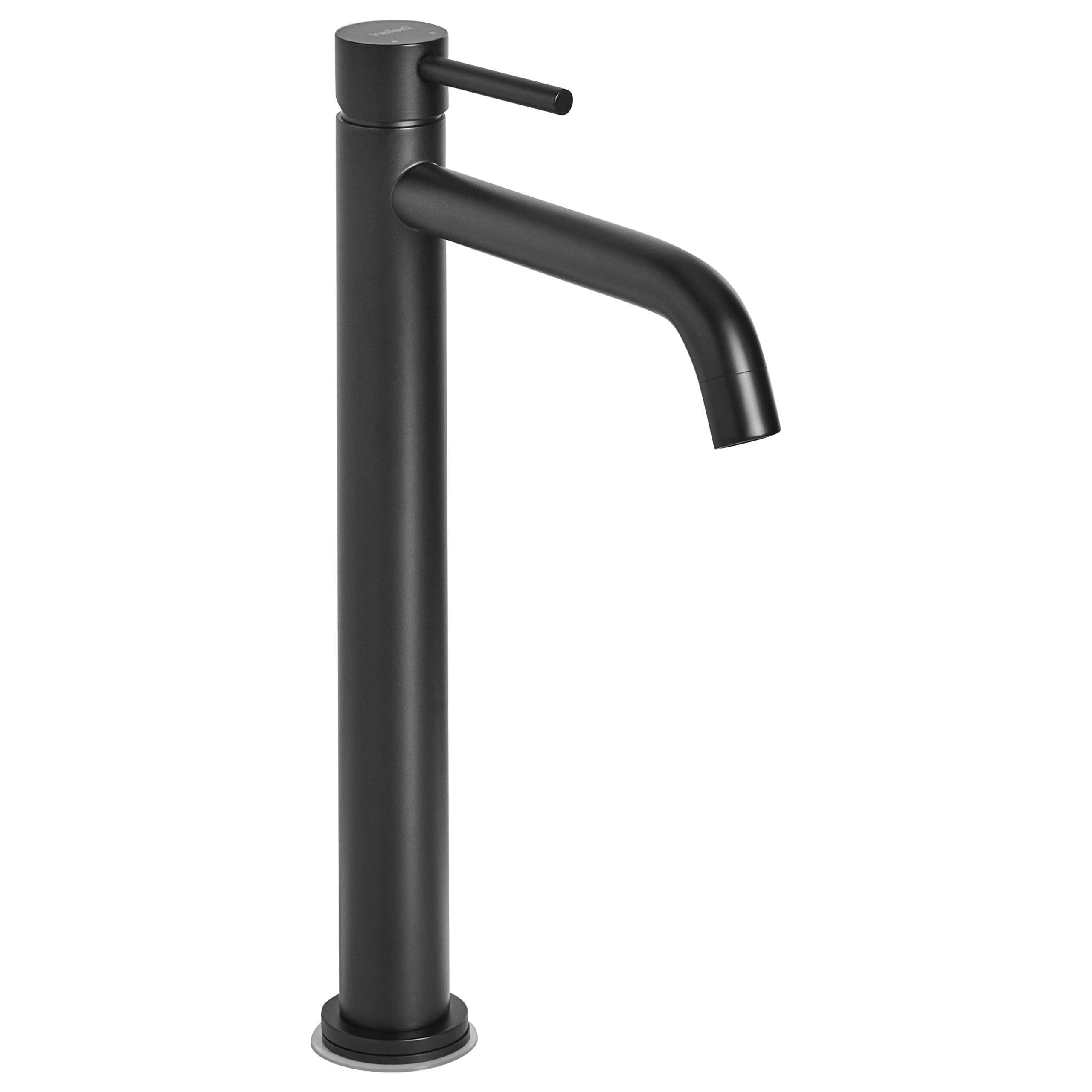 Grifo mezclador alto de lavabo salinas latón negro