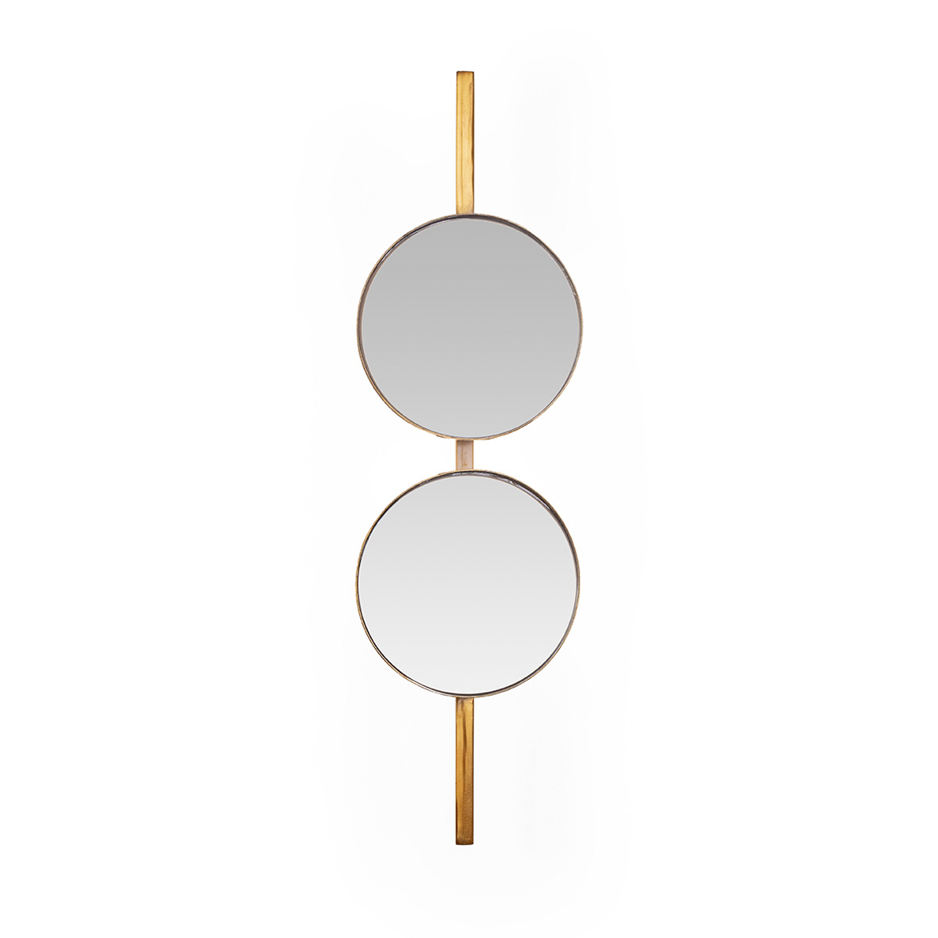 Aplique 18x15x64 espejo, metal dorado