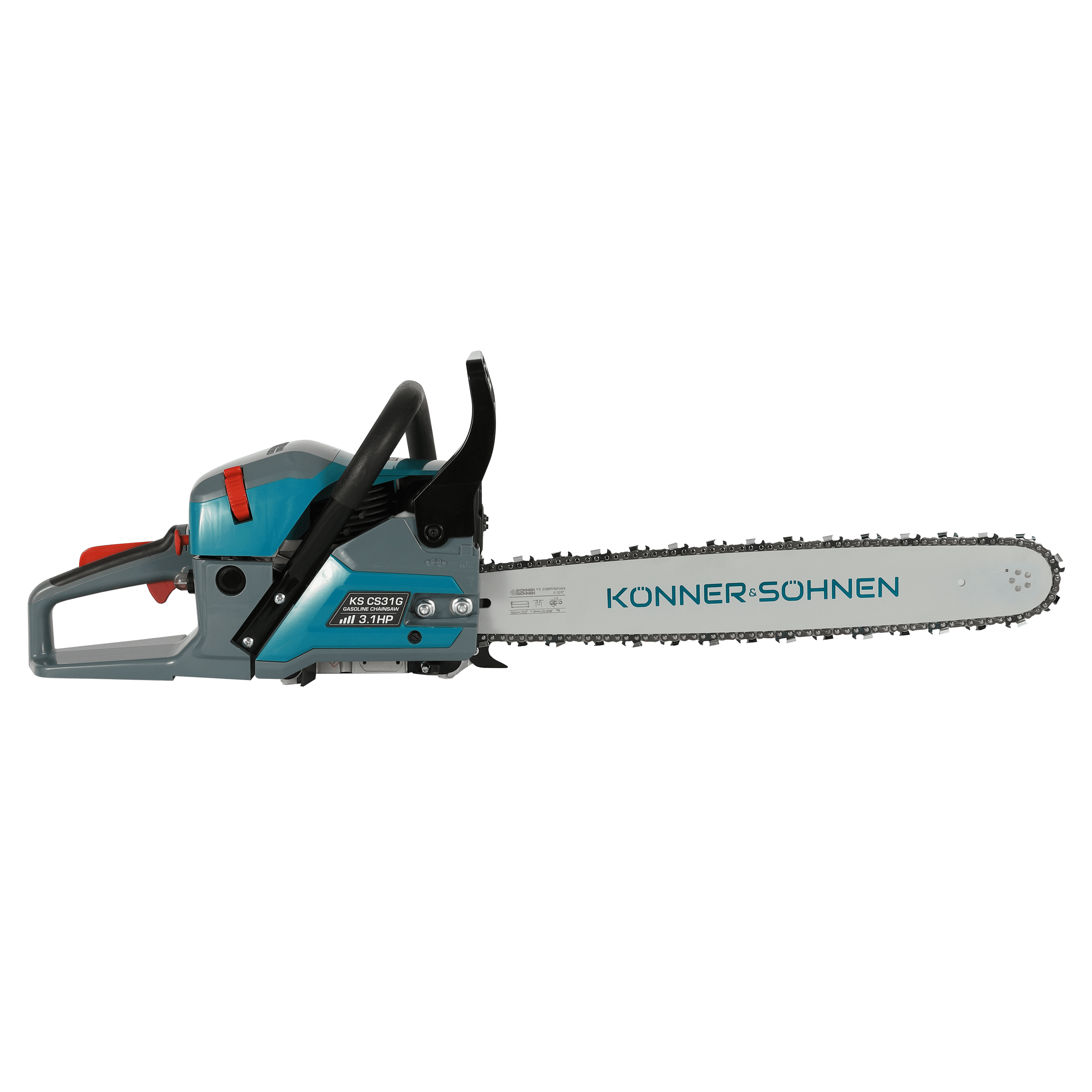 Motosierra de gasolina Könner & Söhnen® 50 cm 2.3 kW KS CS31G-20