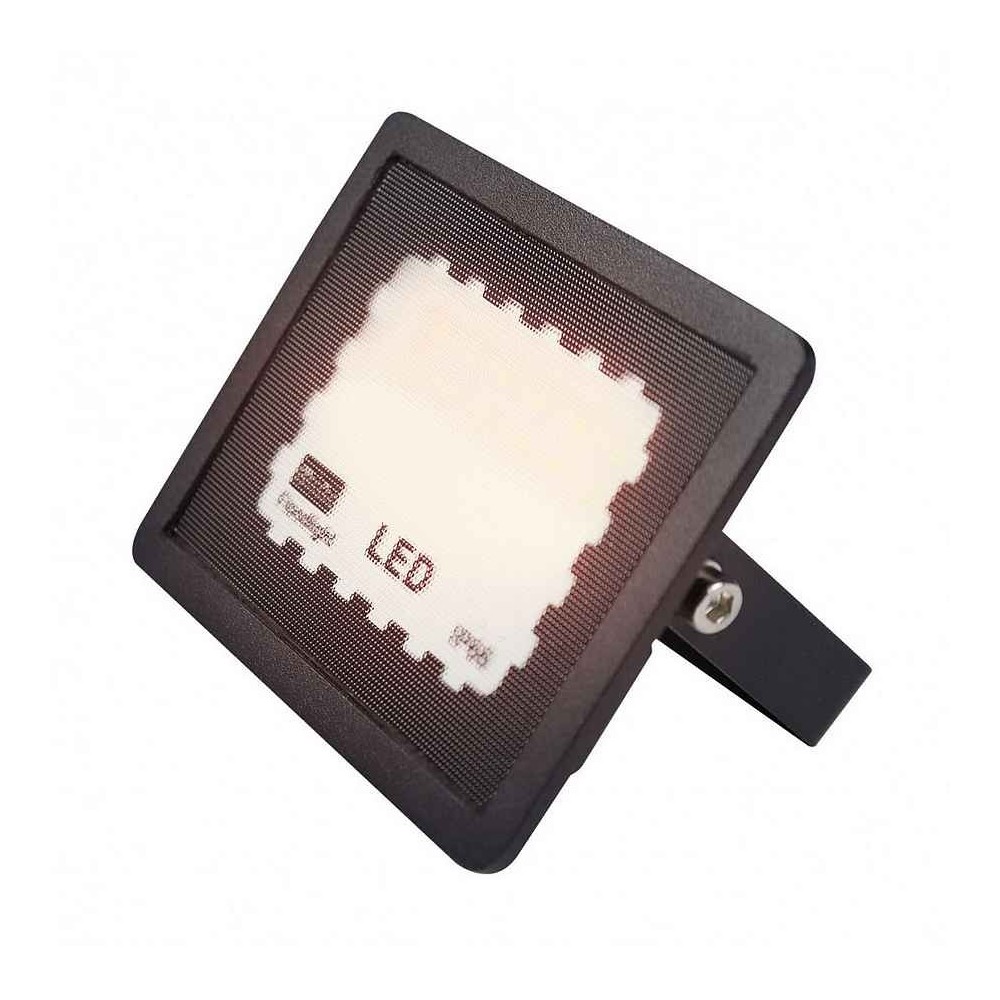 Fab 147490109 | proyector zircon 10w 4000k negro 1000lm 120º 10x8x2,3 cm ip
