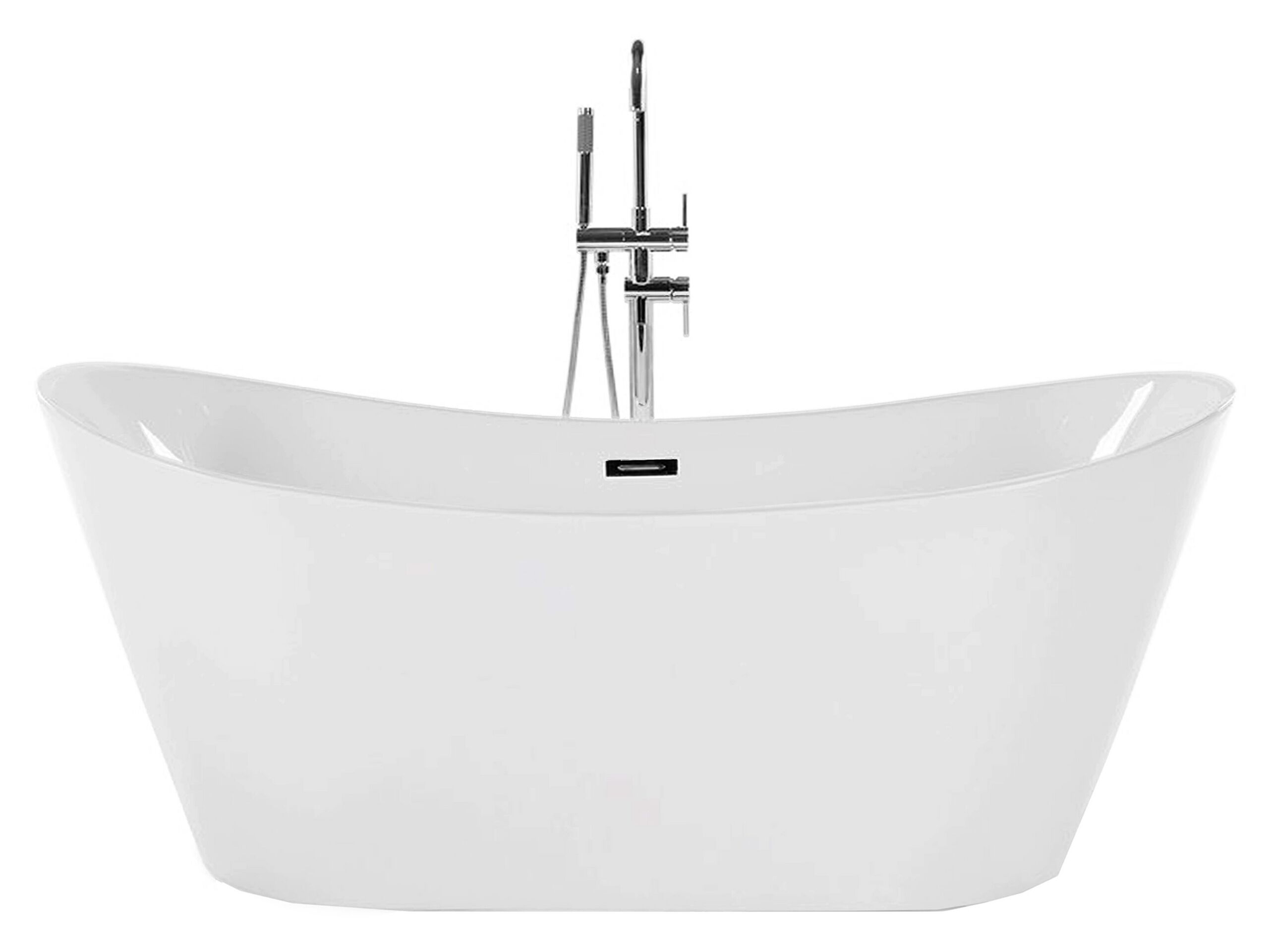 Bañera independiente antigua 160 x 76 cm blanco