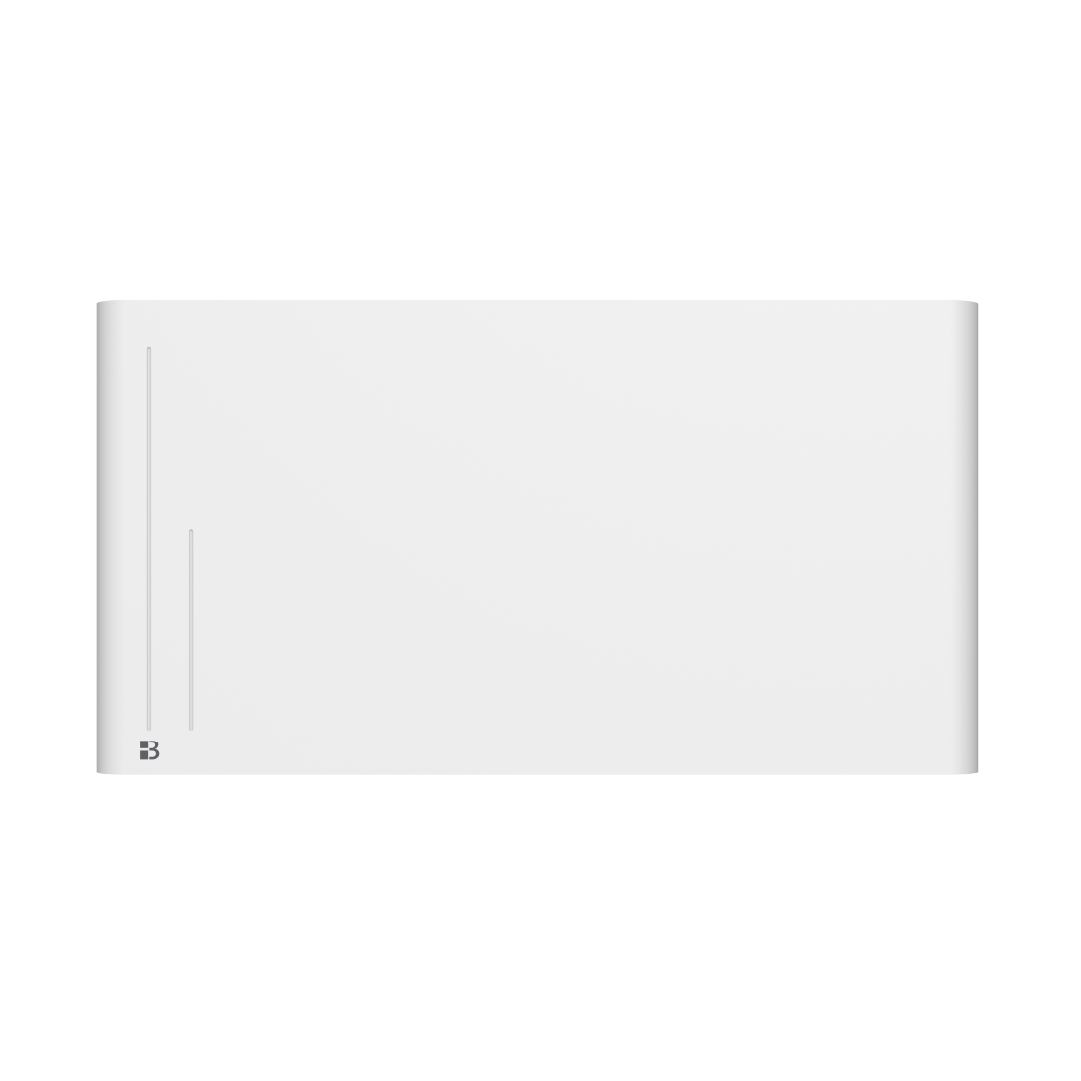Radiador eléctrico bestherm alba con inercia seca cerámica de 2000 w