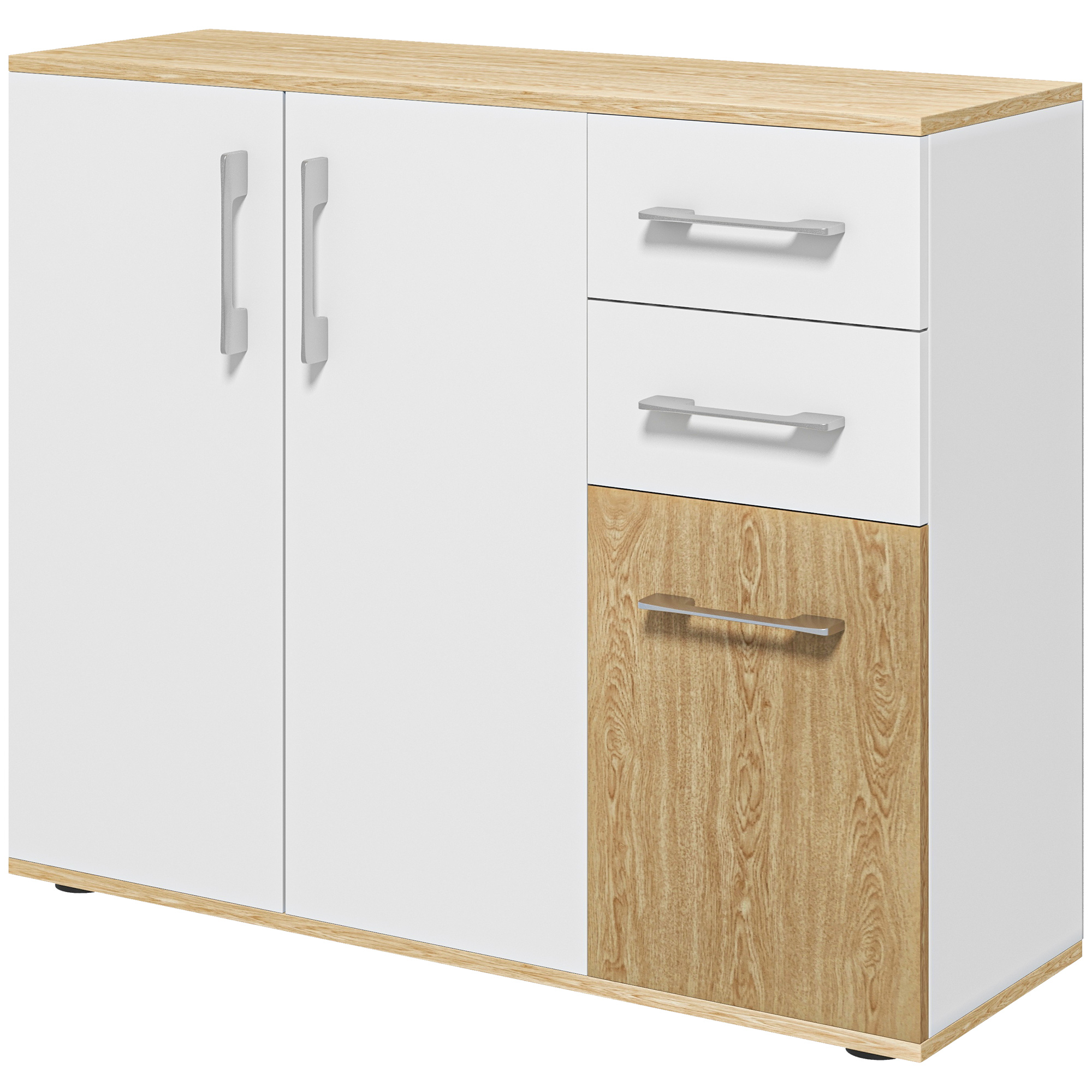 Aparador tablero de partículas blanco 90x30x75 5 cm