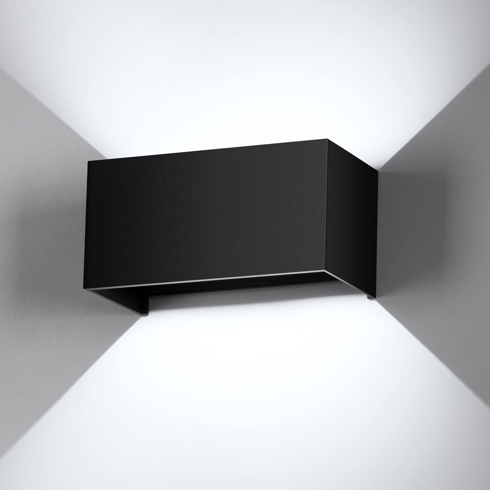 Aplique de pared interior y exterior regulable 24 w 6000 k blanco