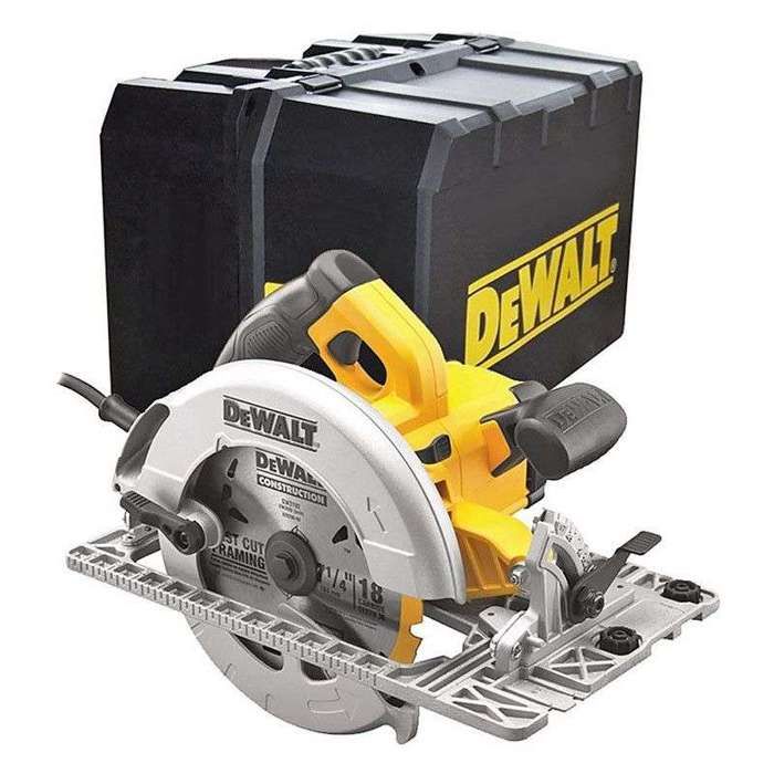 Sierra circular 1600 w - ø 190 mm profundidad de corte 61 mm - estuche - de