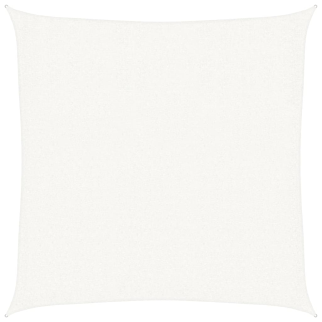 vidaXL toldo de vela blanco hdpe 160 g/m² 3x3 m