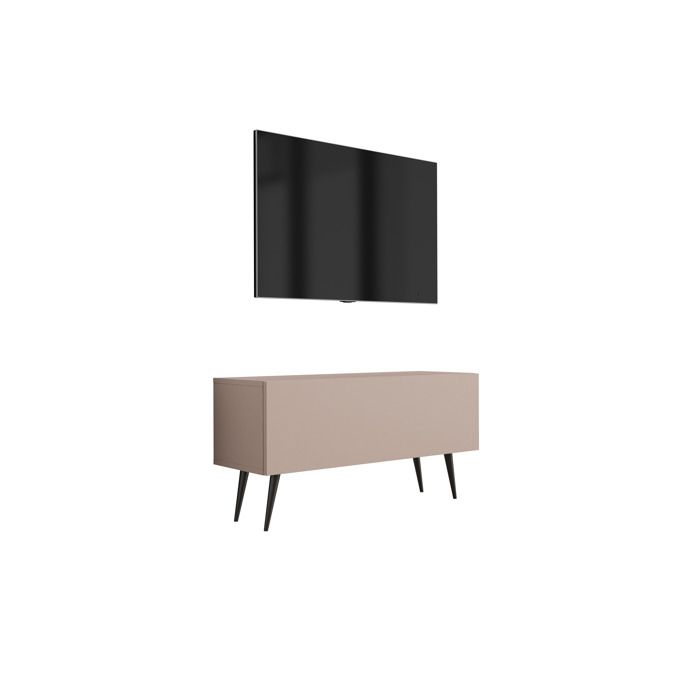 Mueble de tv contemporáneo - caramelo - madera - 1 pieza - 100 x 52 x 32 cm