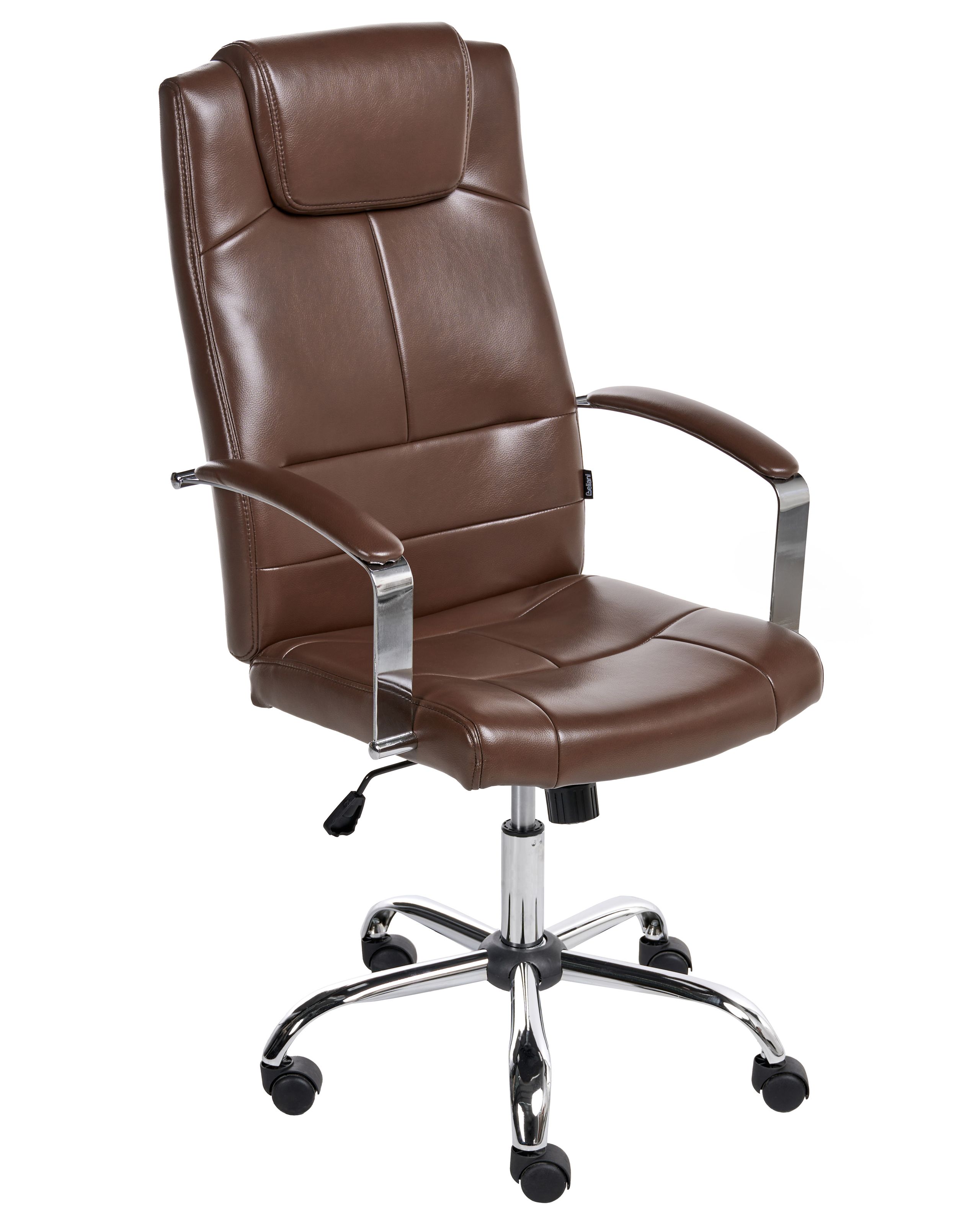 Silla ejecutiva winner piel sintética marrón