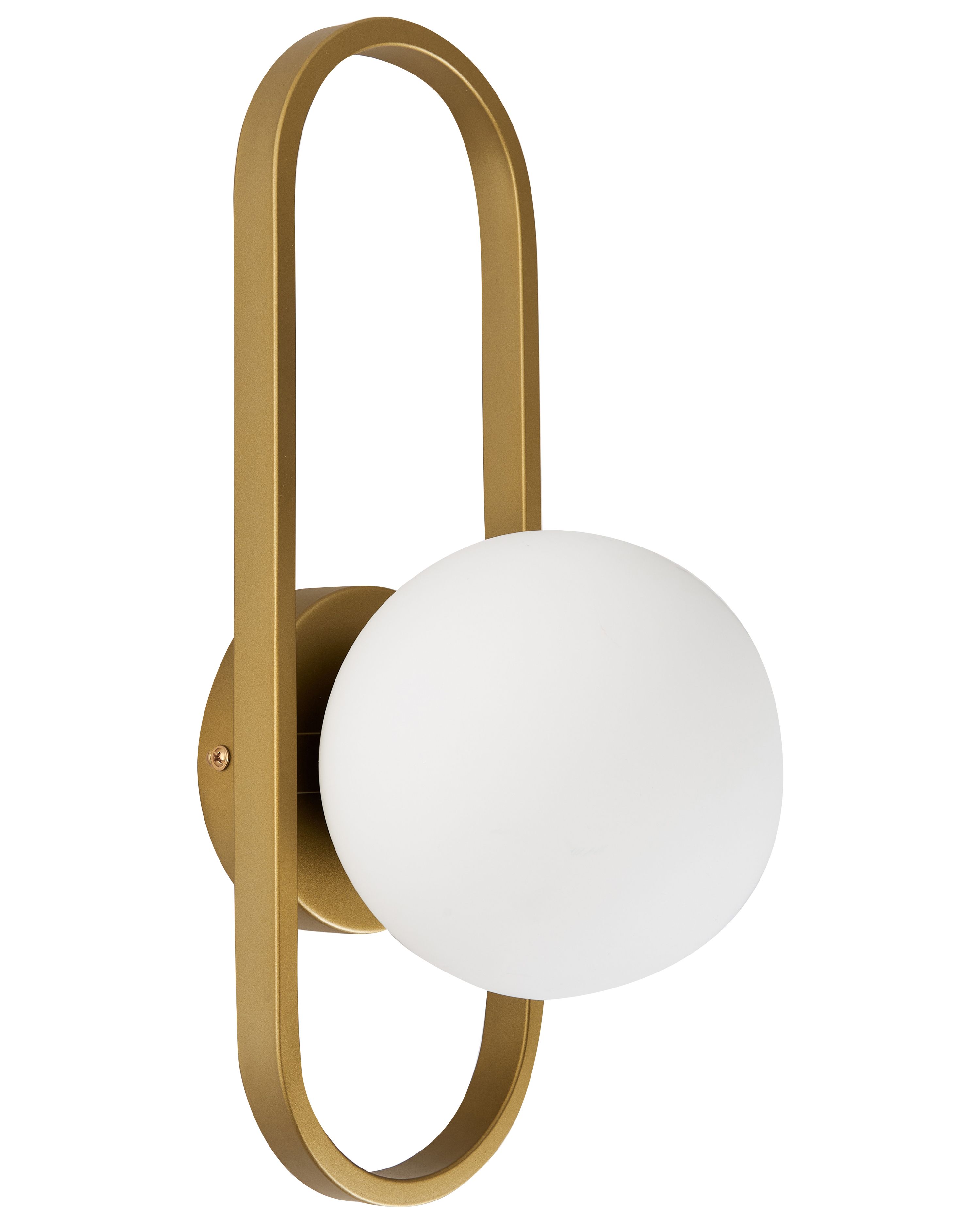 Lámpara de pared vardi metal dorado