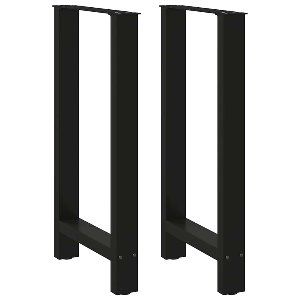 Juego de 2 patas de mesa de bar cuadradas