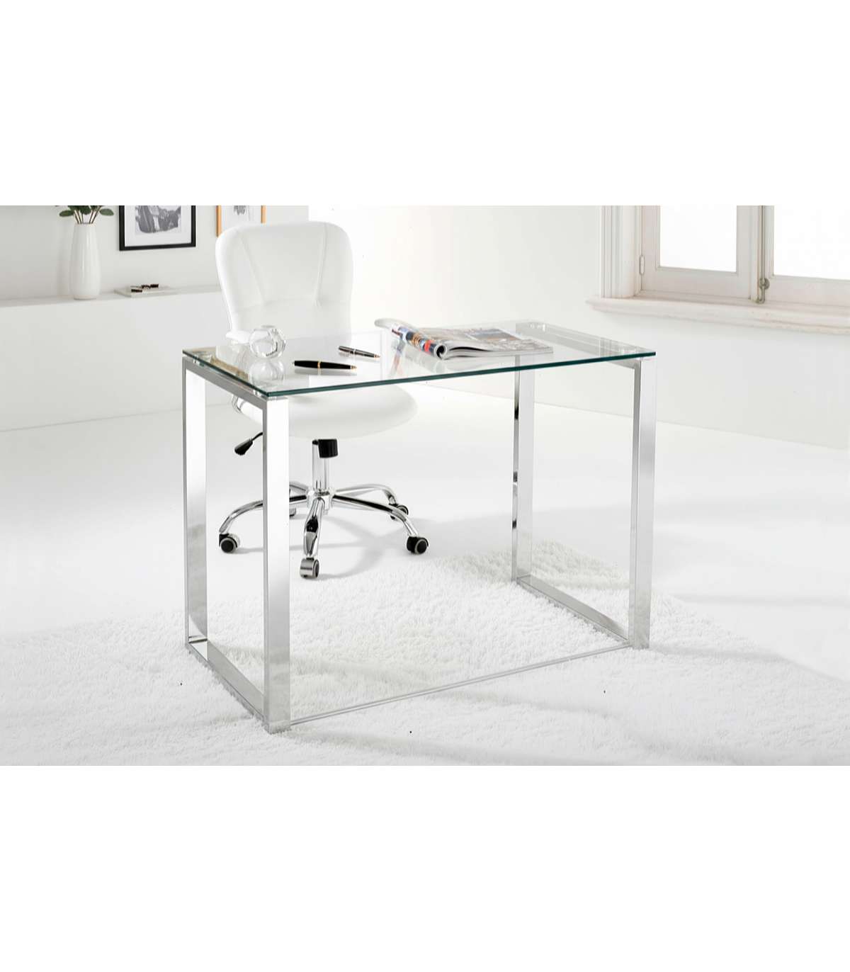 Mesa de escritorio benetto diseño moderno y funcional