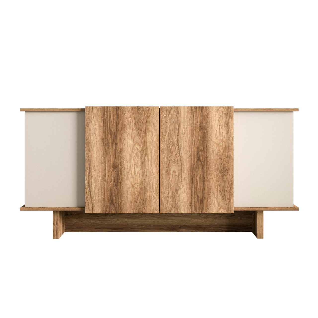 Aparador de madera <<diana>> - 180 x 40 x 81 cm - beige