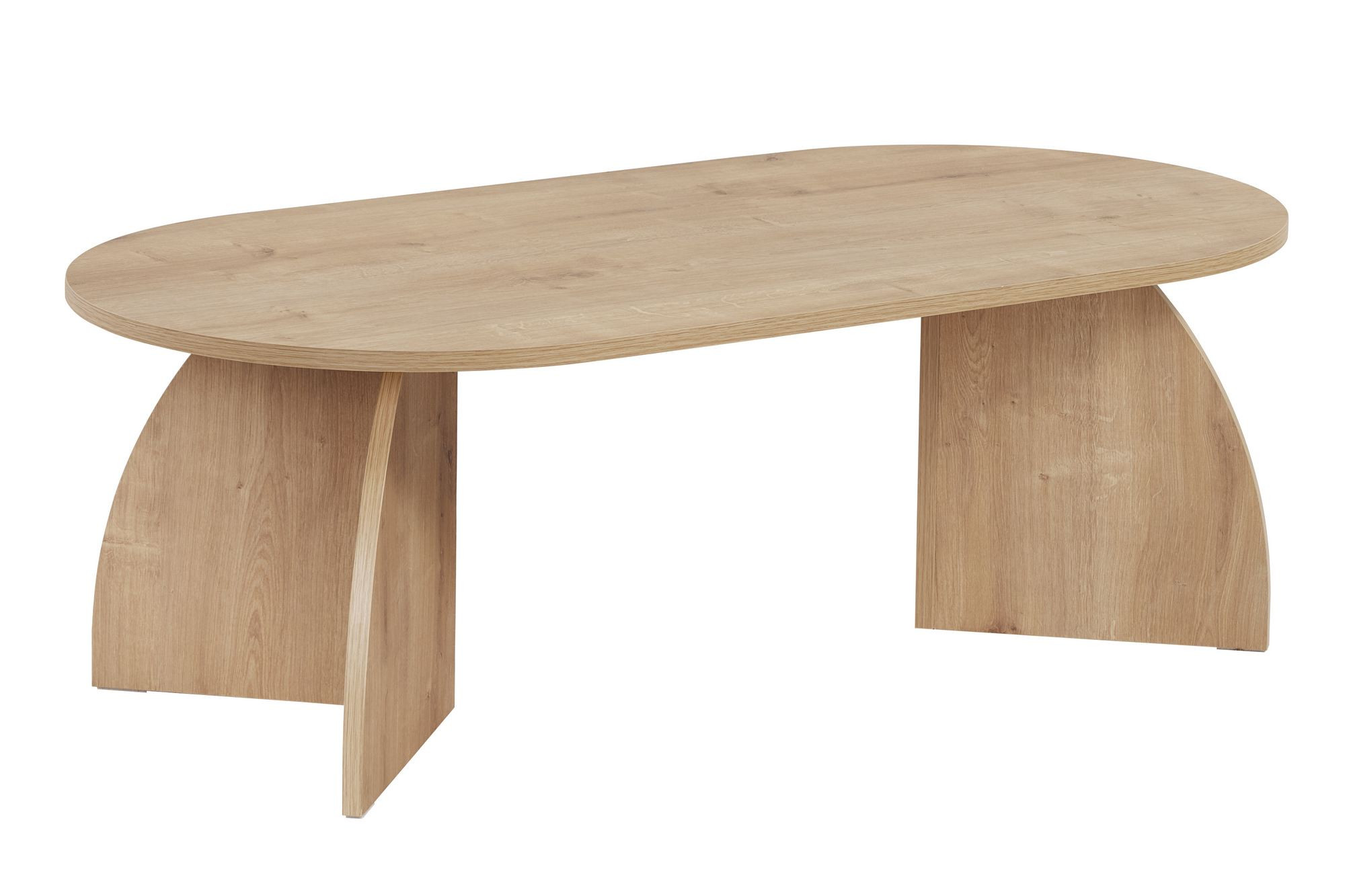 Mesa de centro de madera <<melina>> 120 x 60 x 40 cm - roble zafiro