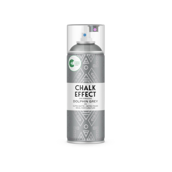 Spray pintura tiza chalk effect ultra mate 400 ml (dolphin grey 05)