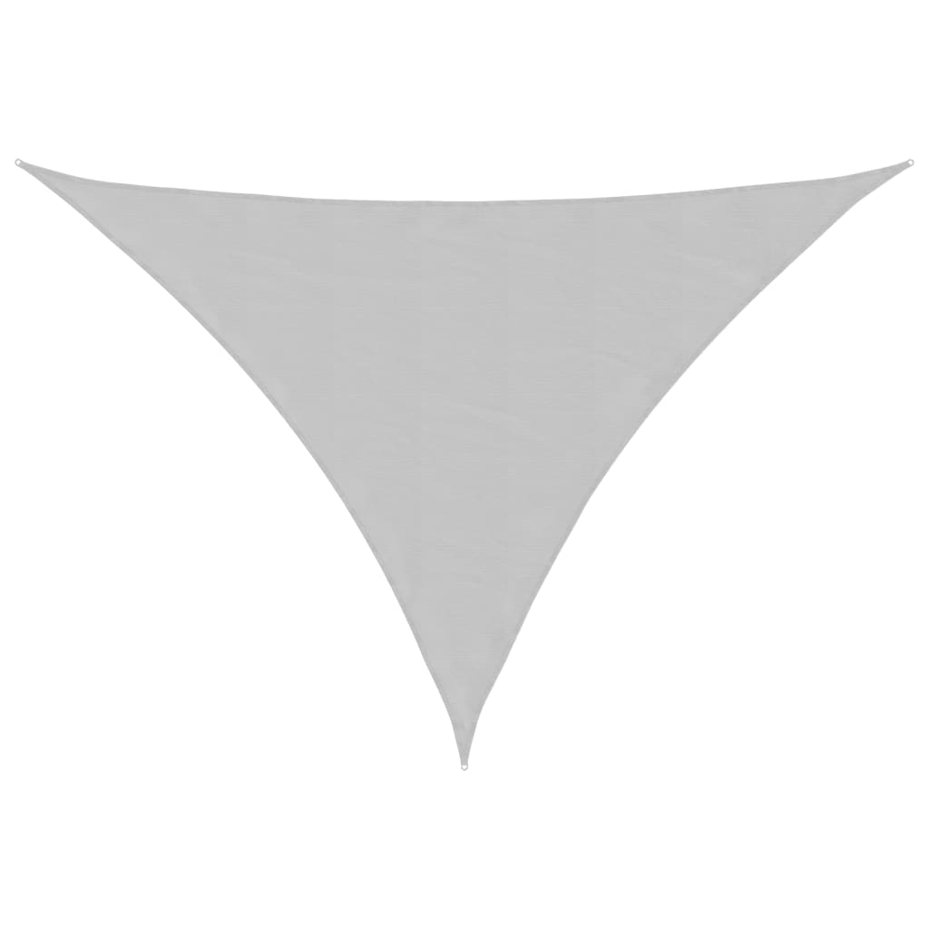 vidaXL toldo de vela poliéster oxford 100% gris claro 4x4x5,8 m