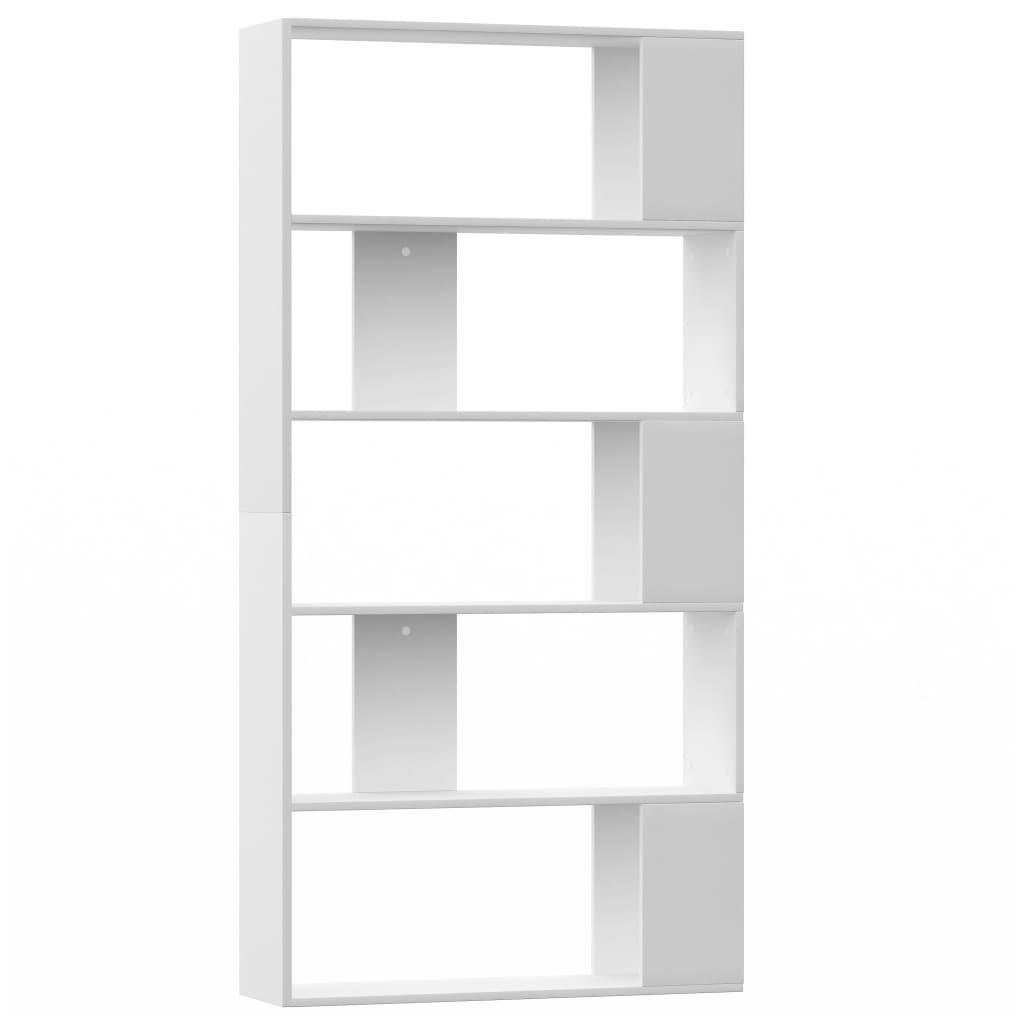 vidaXL estantería/divisor madera contrachapada blanco 80x24x159cm