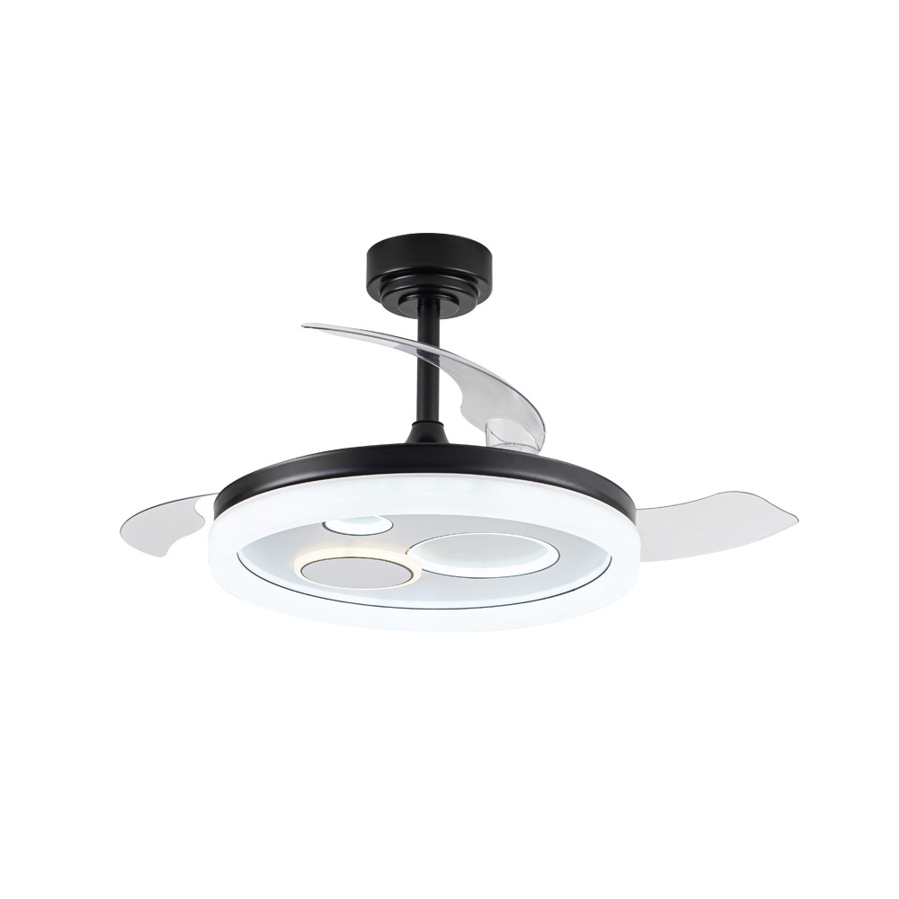 Ventilador de techo LED “naira” regulable con control remoto (50w 3cct 6000