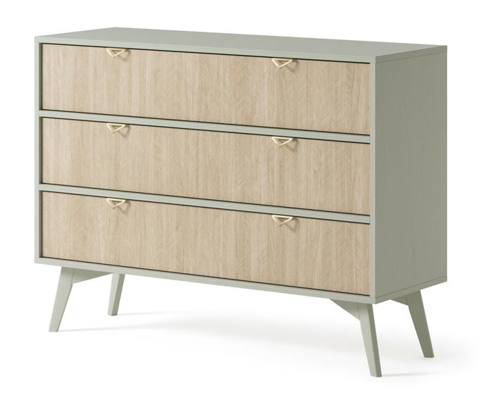 Consola escandinava - 3 cajones - 106 x 80 x 38 cm