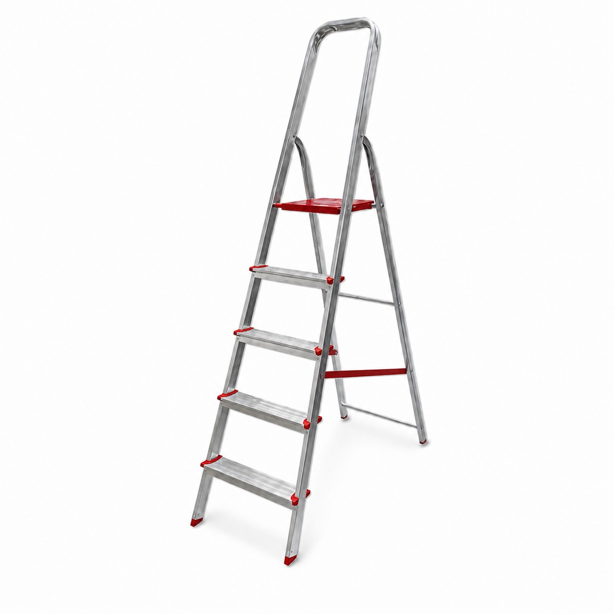 Escalera tijera doméstica t-dom-5x1 de 5 peldaños