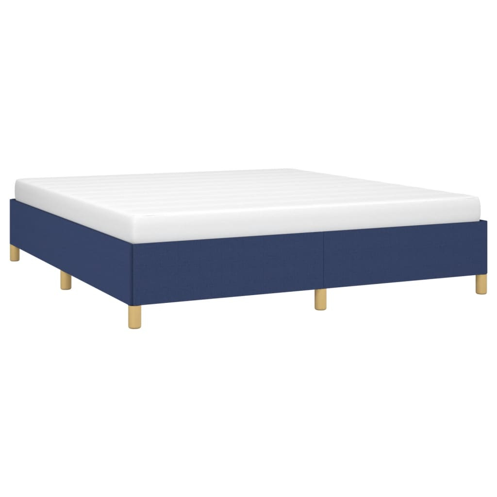 vidaXL estructura de cama con somier tela azul 180x200 cm