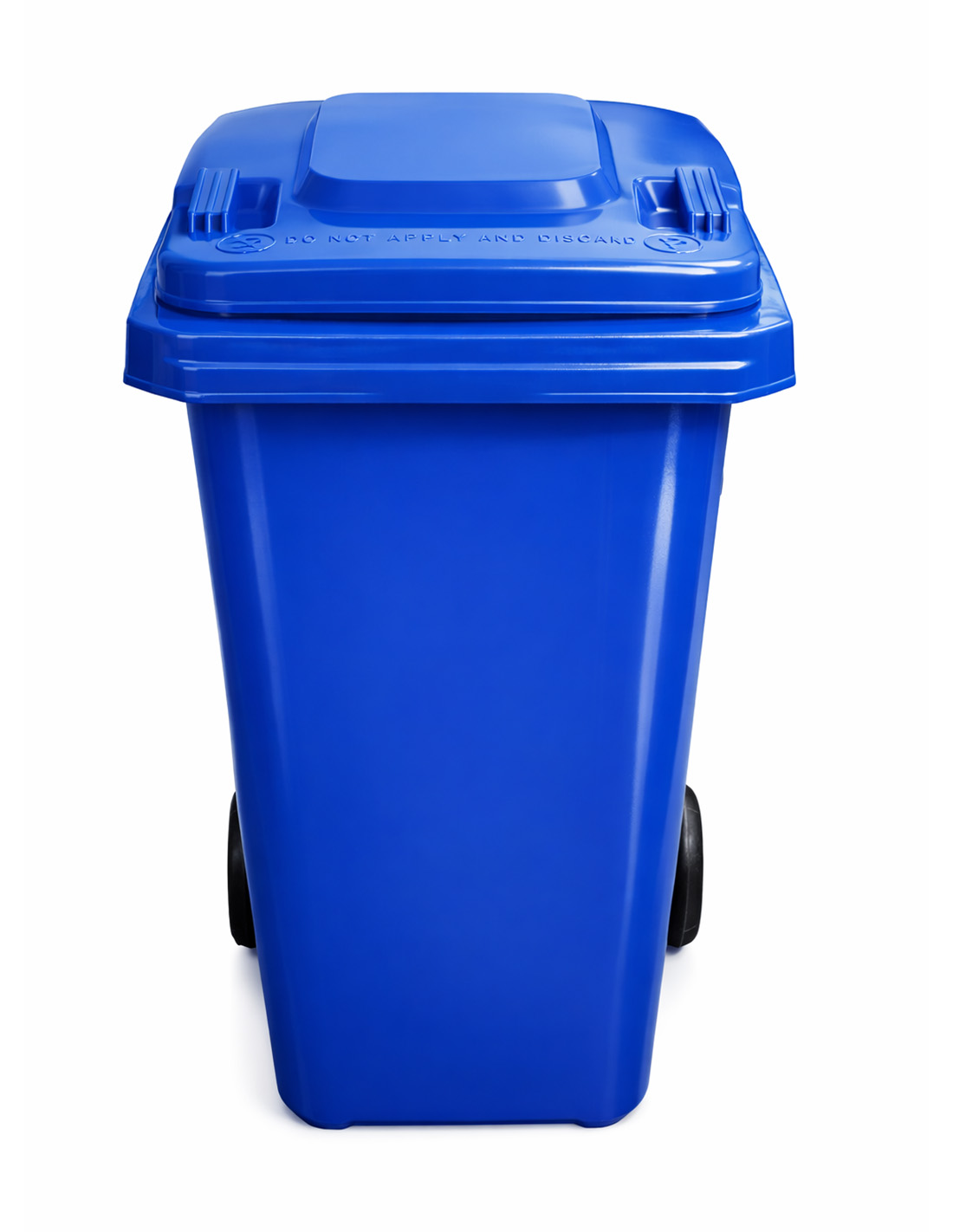 240 l | azul | contenedor de basura reciclables de colores con ruedas 240l