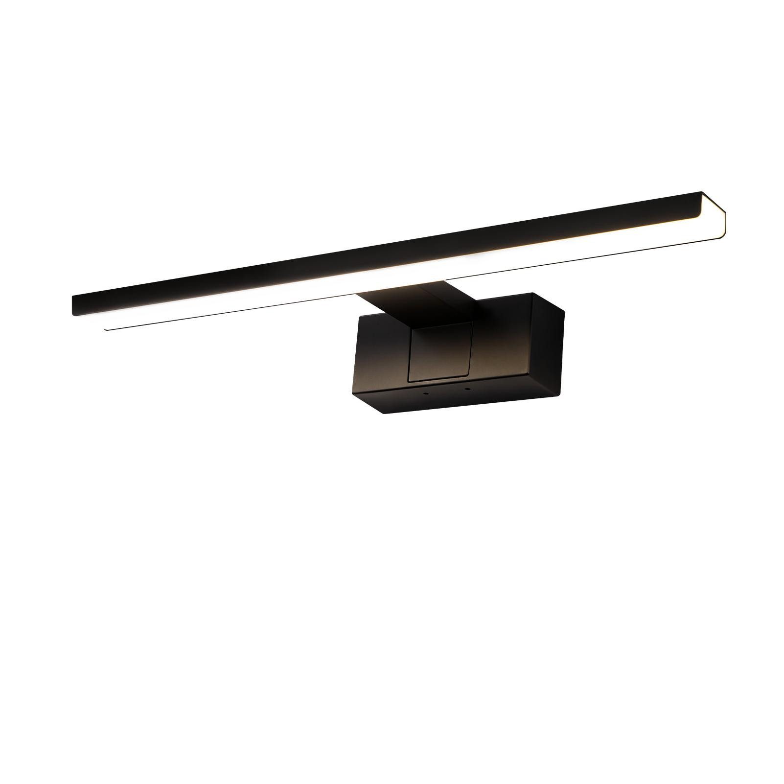Nettlife aplique para baño negra LED 30x5