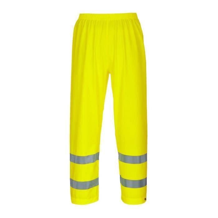 Pantalón de alta visibilidad impermeable portwest sealtex - amarillo