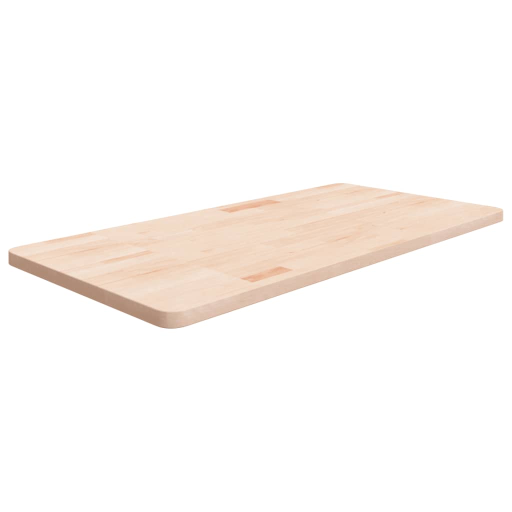 Encimera de baño madera maciza sin tratar 100x50x2,5 cm eerf8080