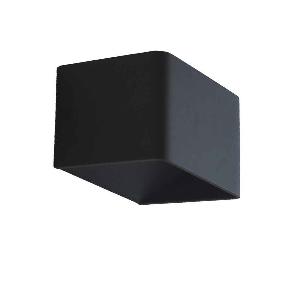 Aplique de pared maya negro neutra 0cm