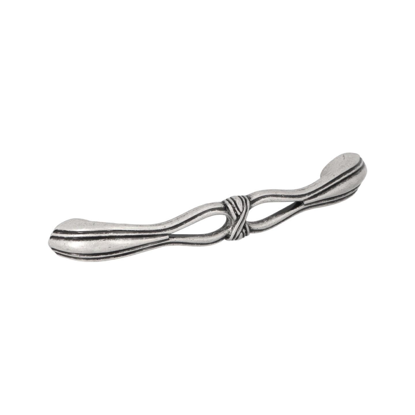 Tirador para mueble 737 en zamac dist entre ejes 128mm plata lote de 25