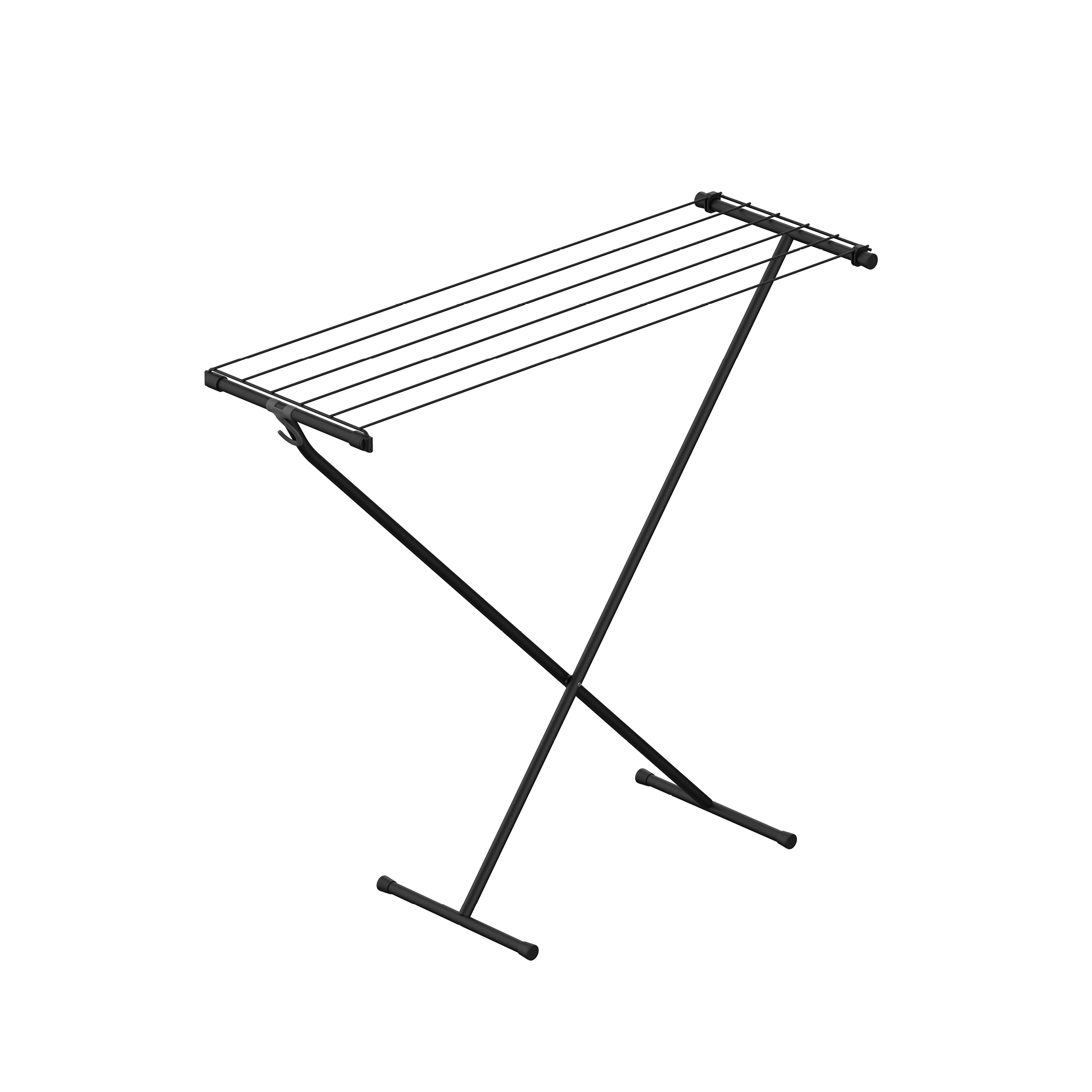 Tendedero Compact Negro - Almacenamiento inteligente - 90x 32 x 83 cm